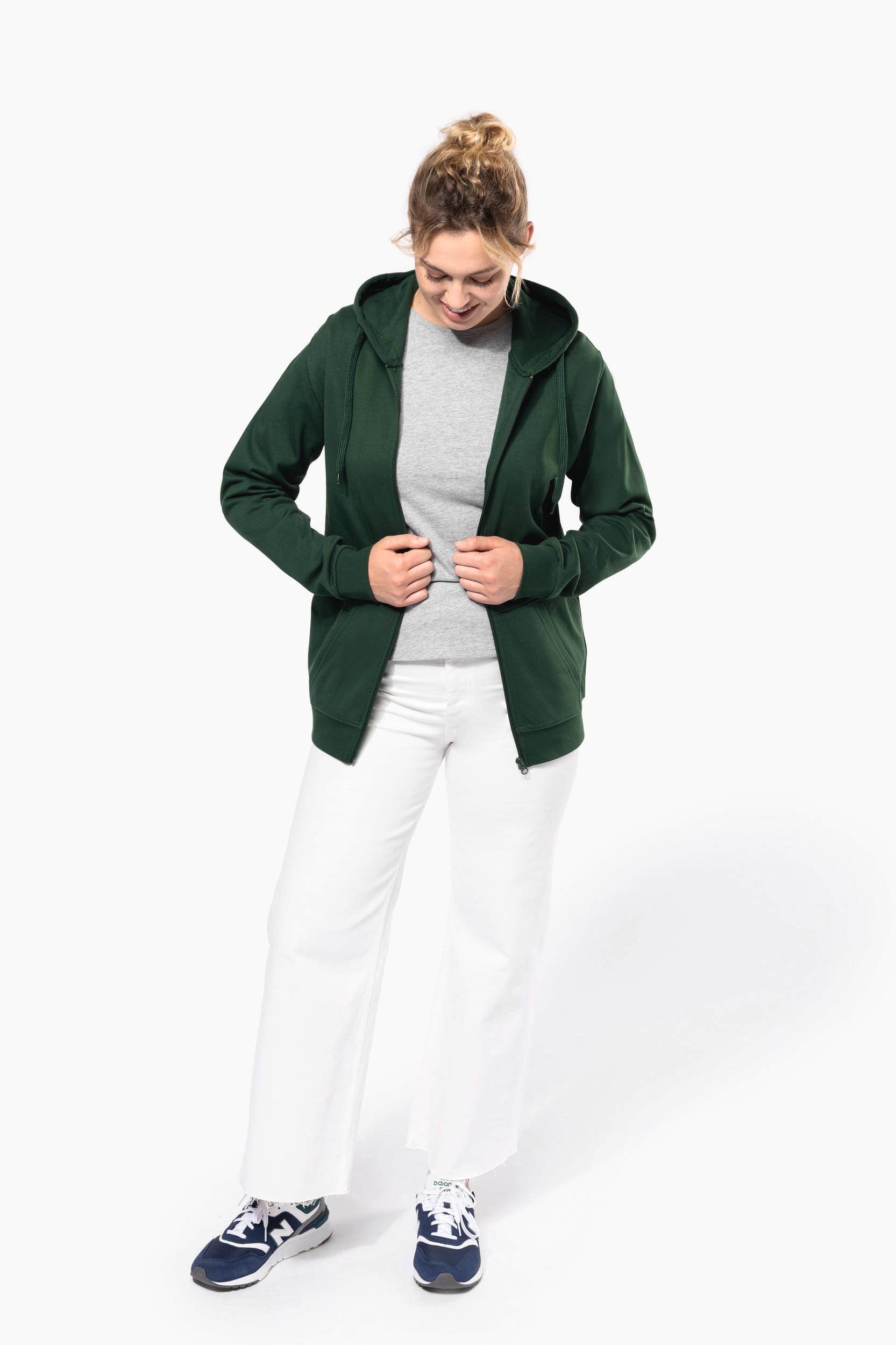 Kapuzen-sweatshirt mit Reißverschluss