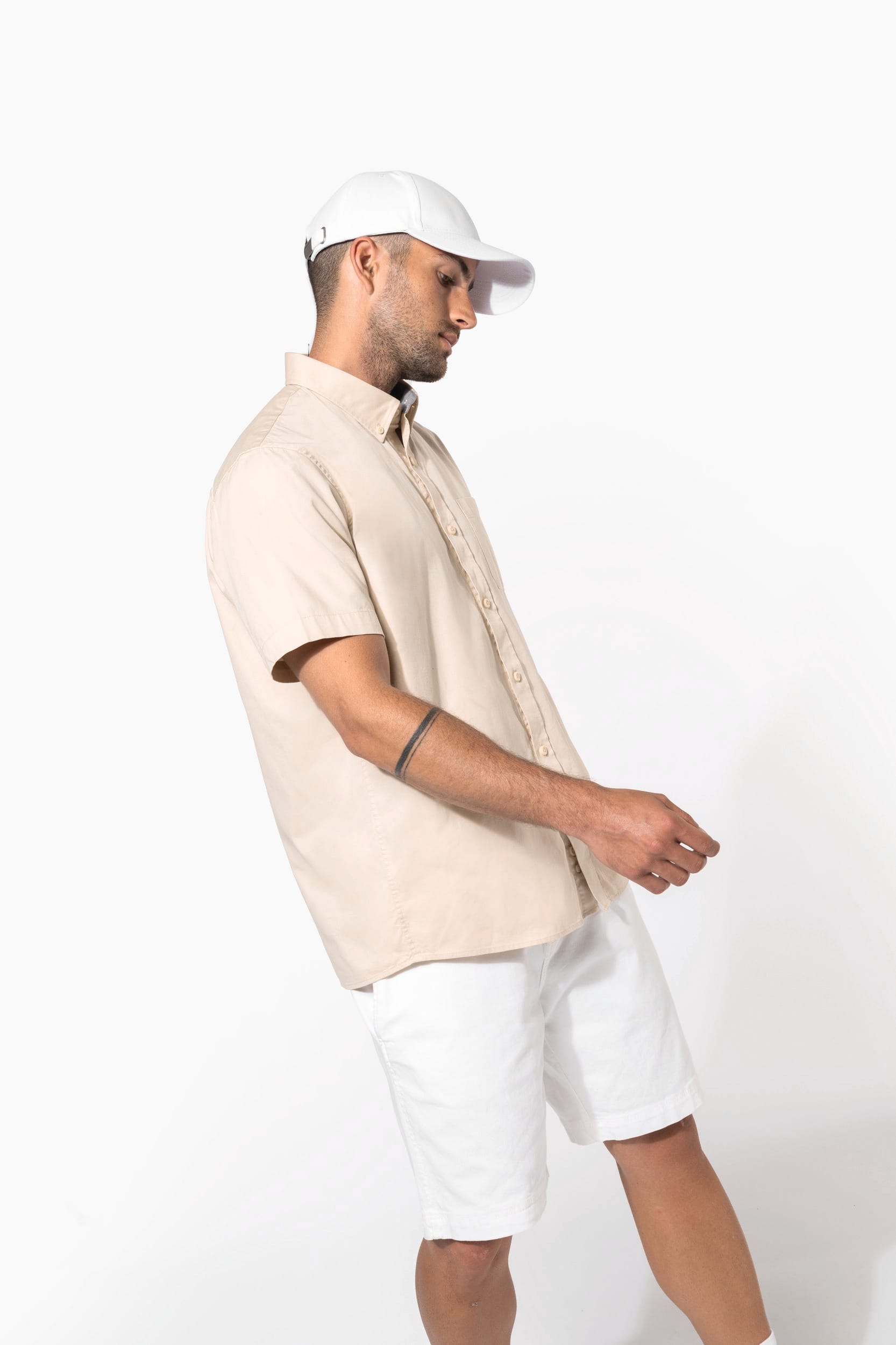 Kurzarm-Baumwollhemd Ariana III für Herren