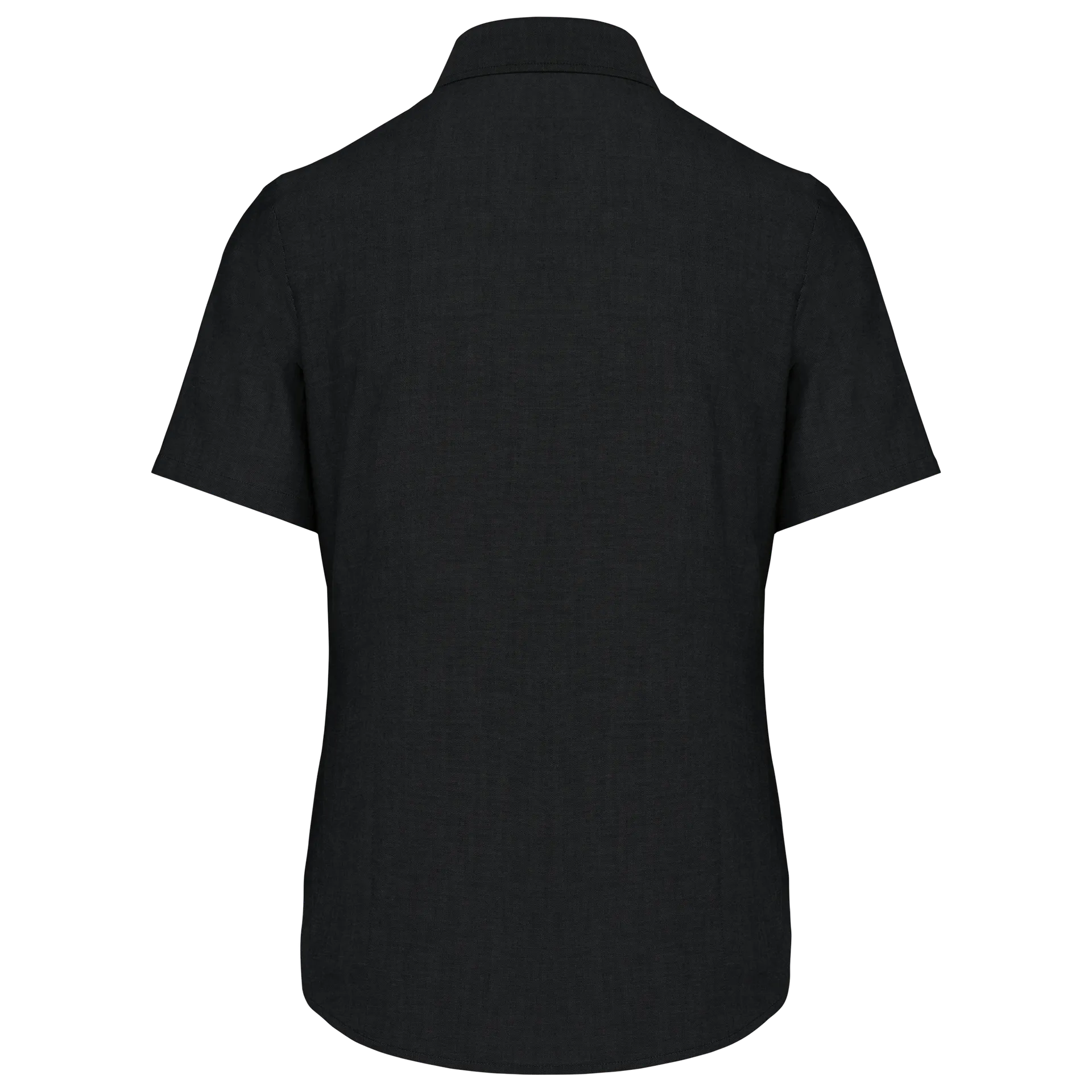 Damen Oxford Kurzarmbluse