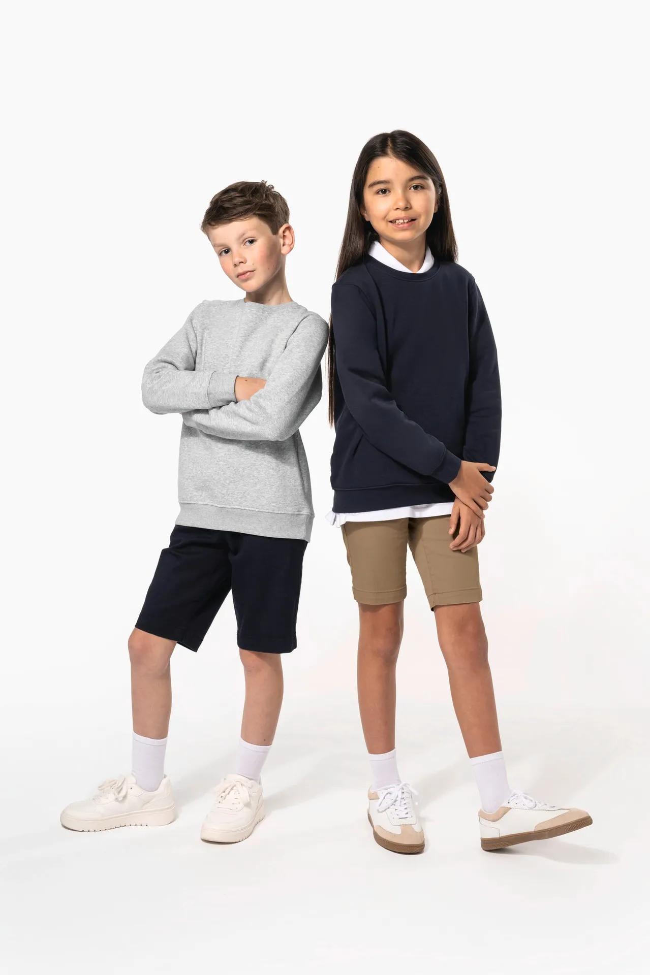 Sweatshirt mit Rundhalsausschnitt für Kinder