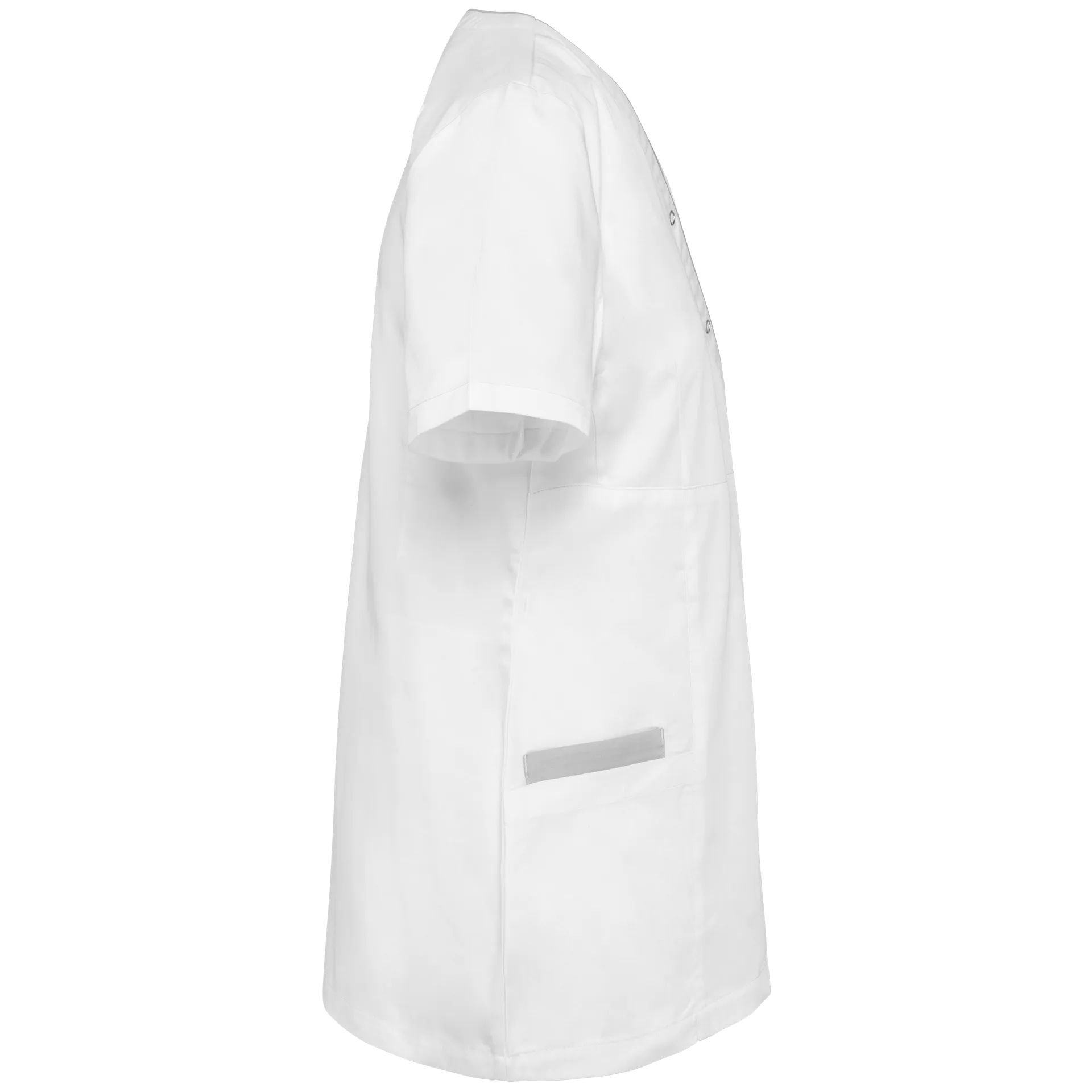 Damenkittel aus Baumwollpolyester mit Druckknöpfen