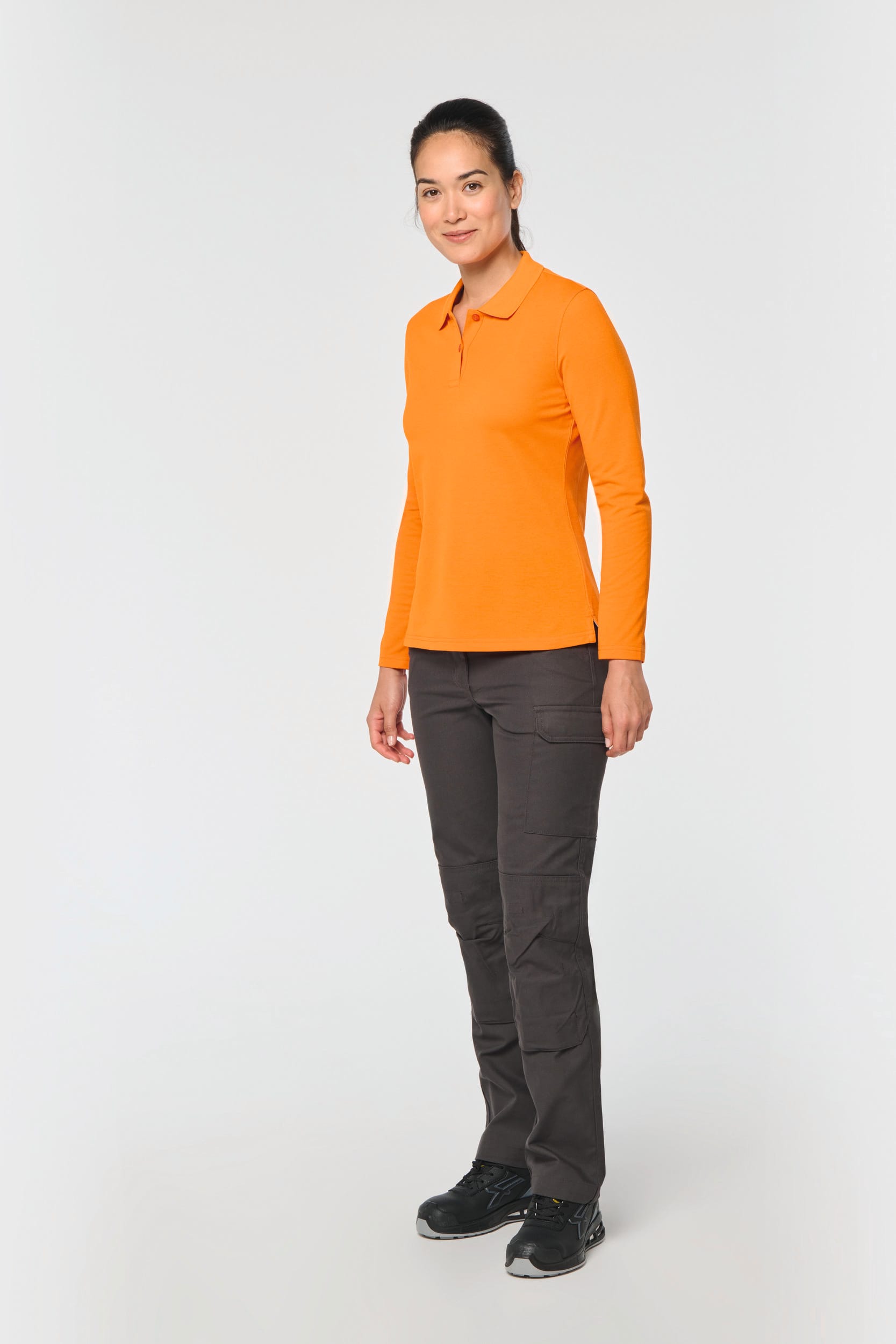 Langarm-Polohemd für Damen
