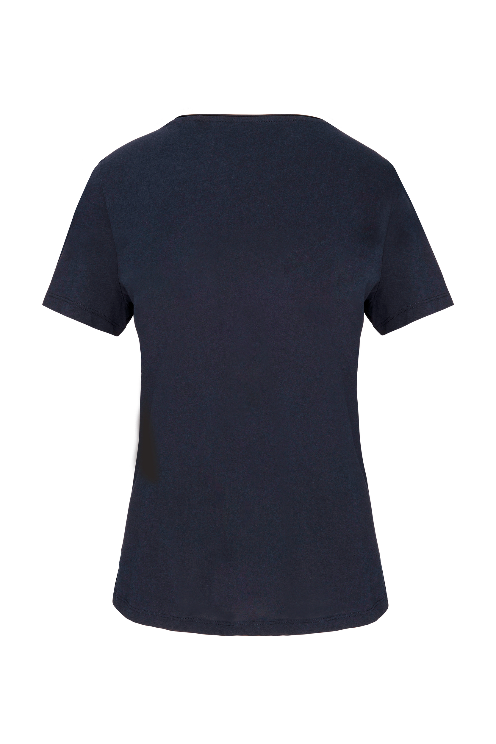 Bio-T-Shirt für Damen mit kurzen Ärmeln und ungesäumtem Halsausschnitt