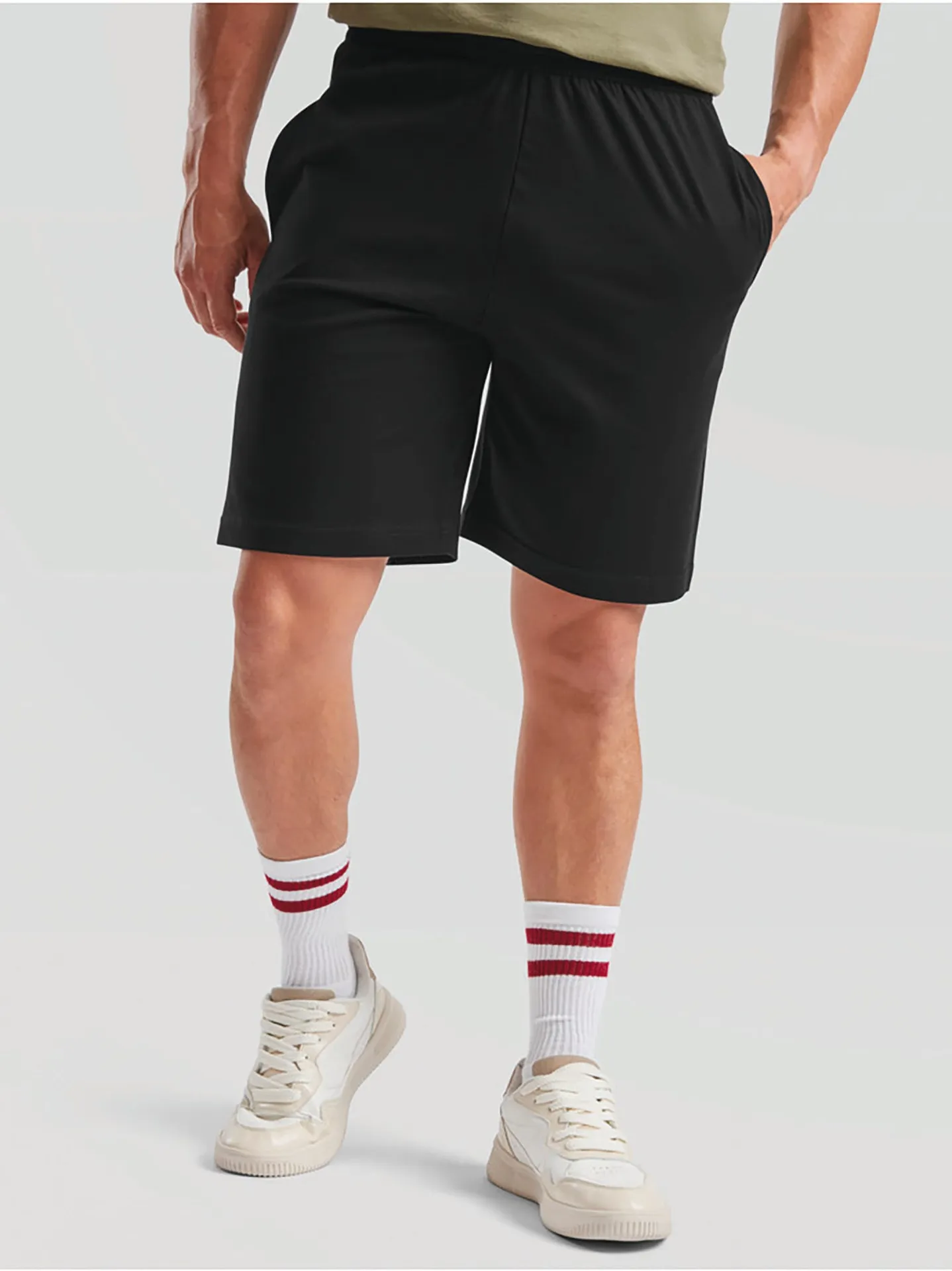Shorts aus Jersey