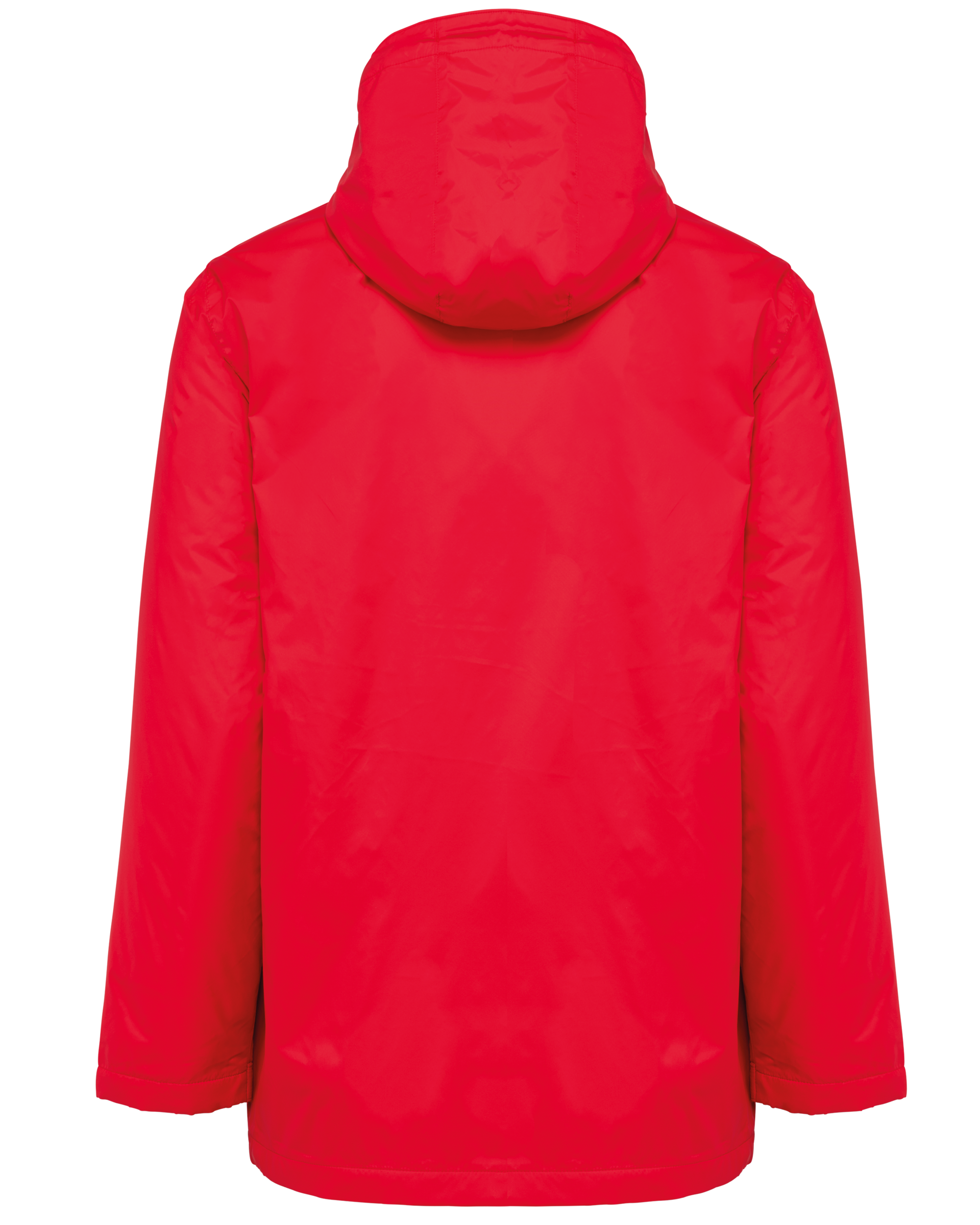 Gefütterte Unisex-Kapuzenjacke aus Mikrofleece