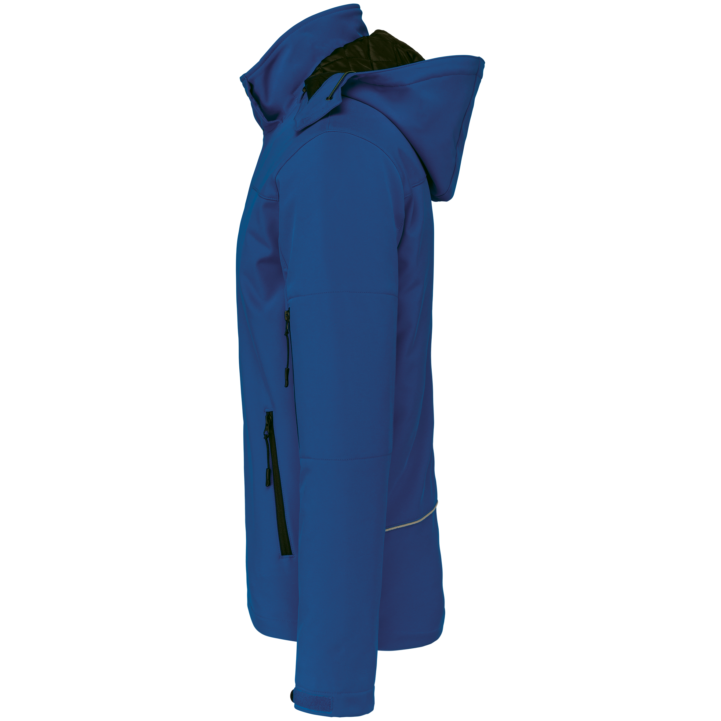 Herrenparka Softshell wattiert mit Kapuze