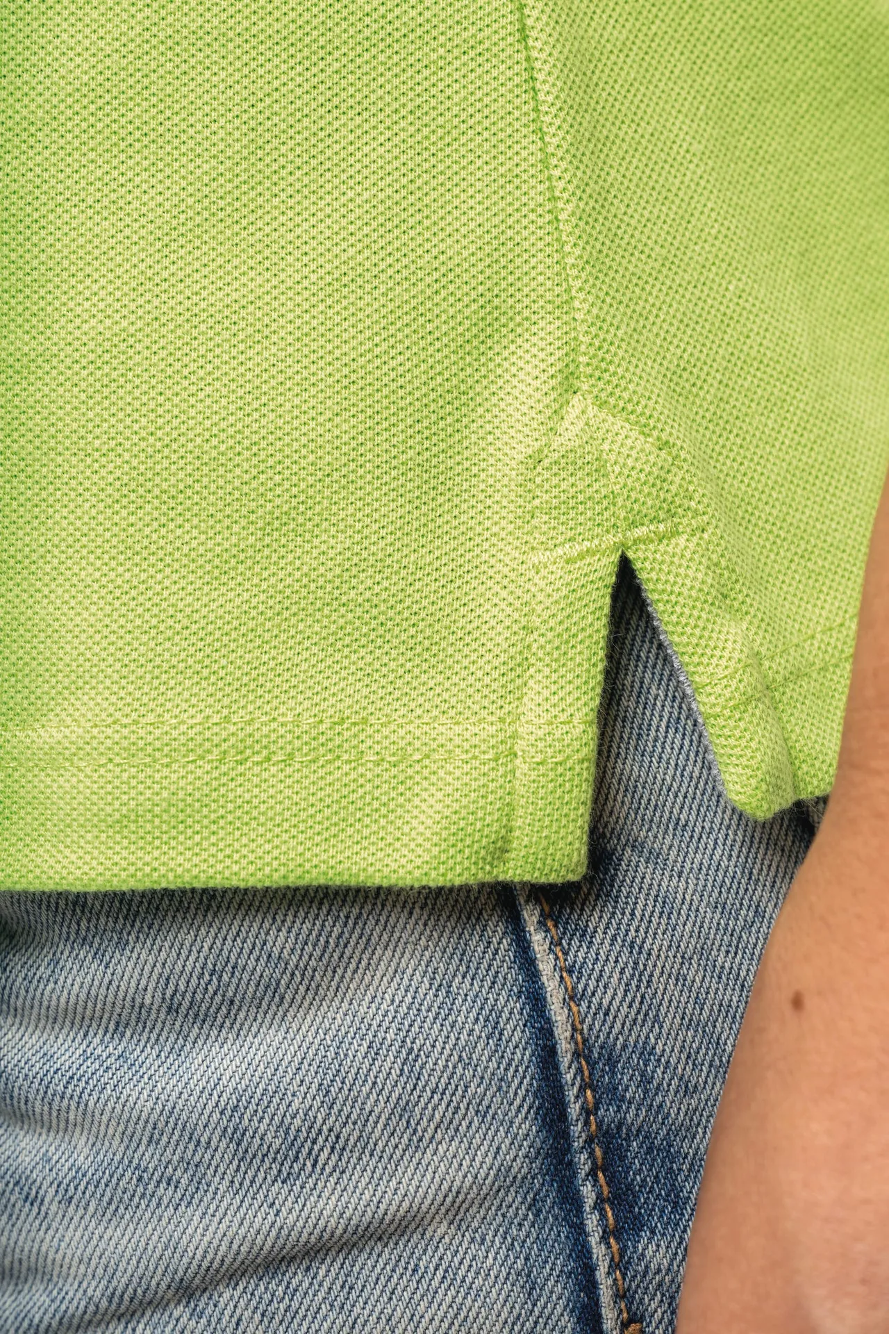 Damen Poloshirt aus Baumwollpiqué