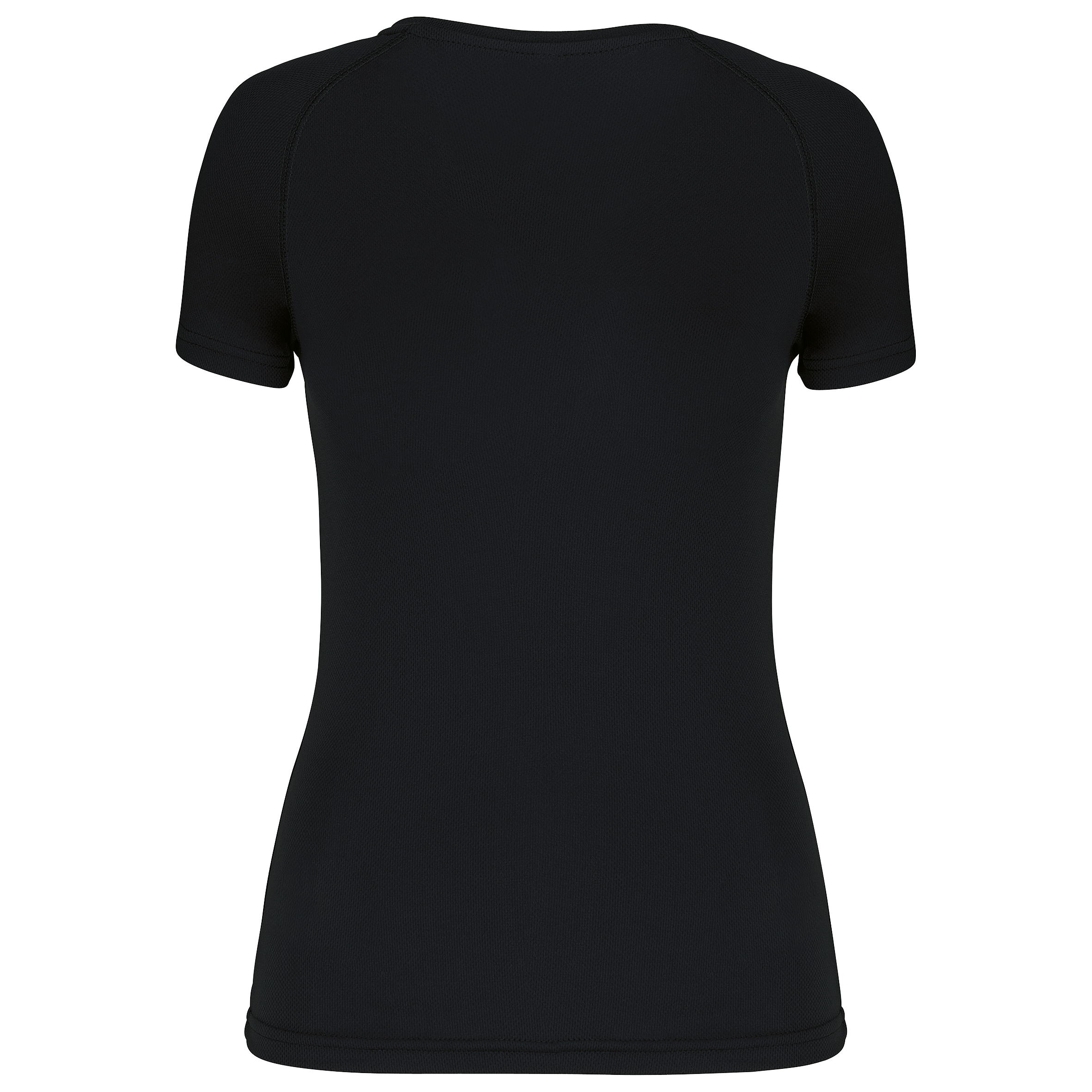 Damen Kurzarm-Sportshirt mit V-Ausschnitt