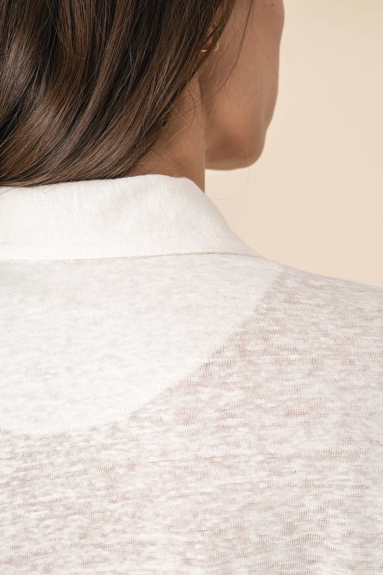 Damen-Polohemd aus Leinen