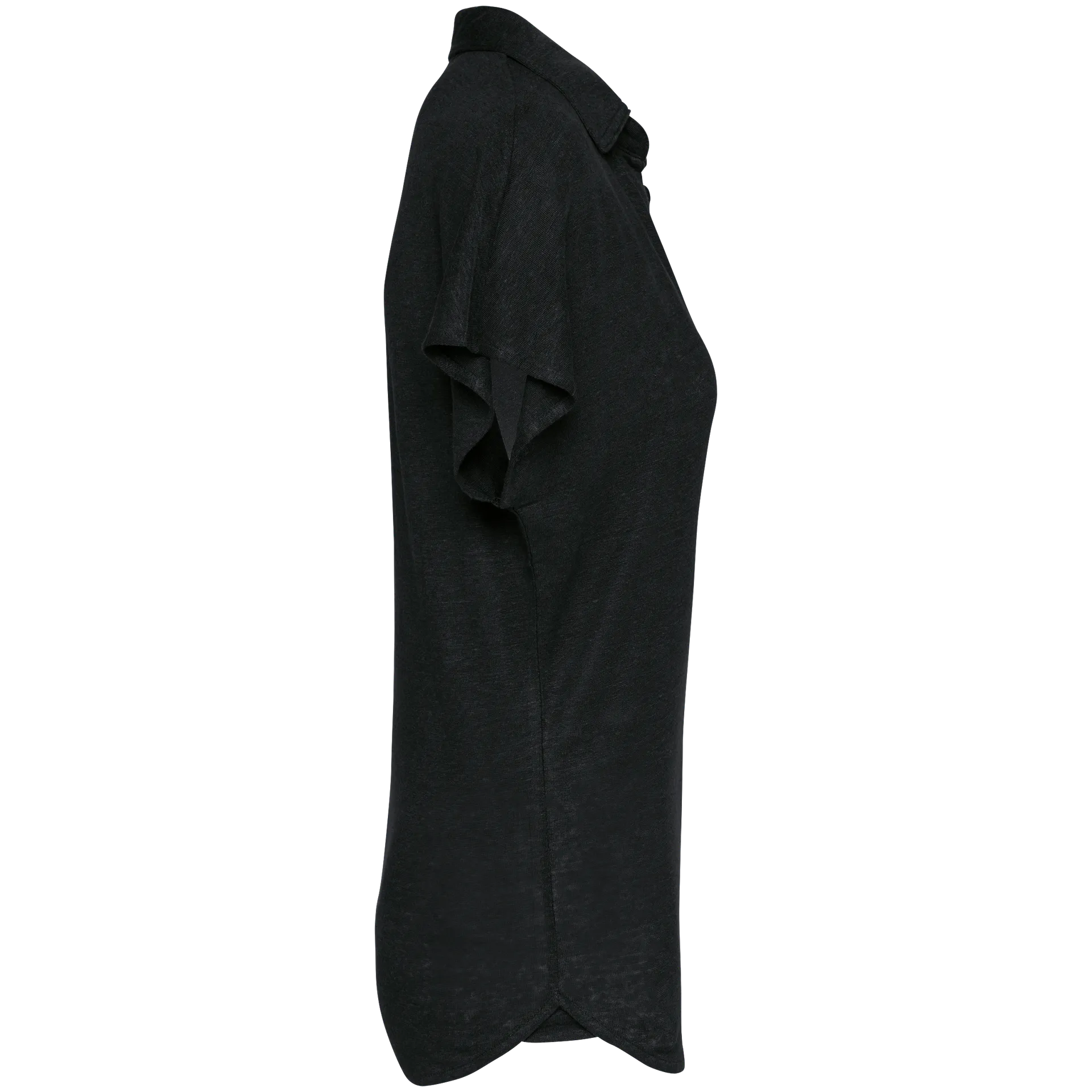 Damen-Polohemd aus Leinen