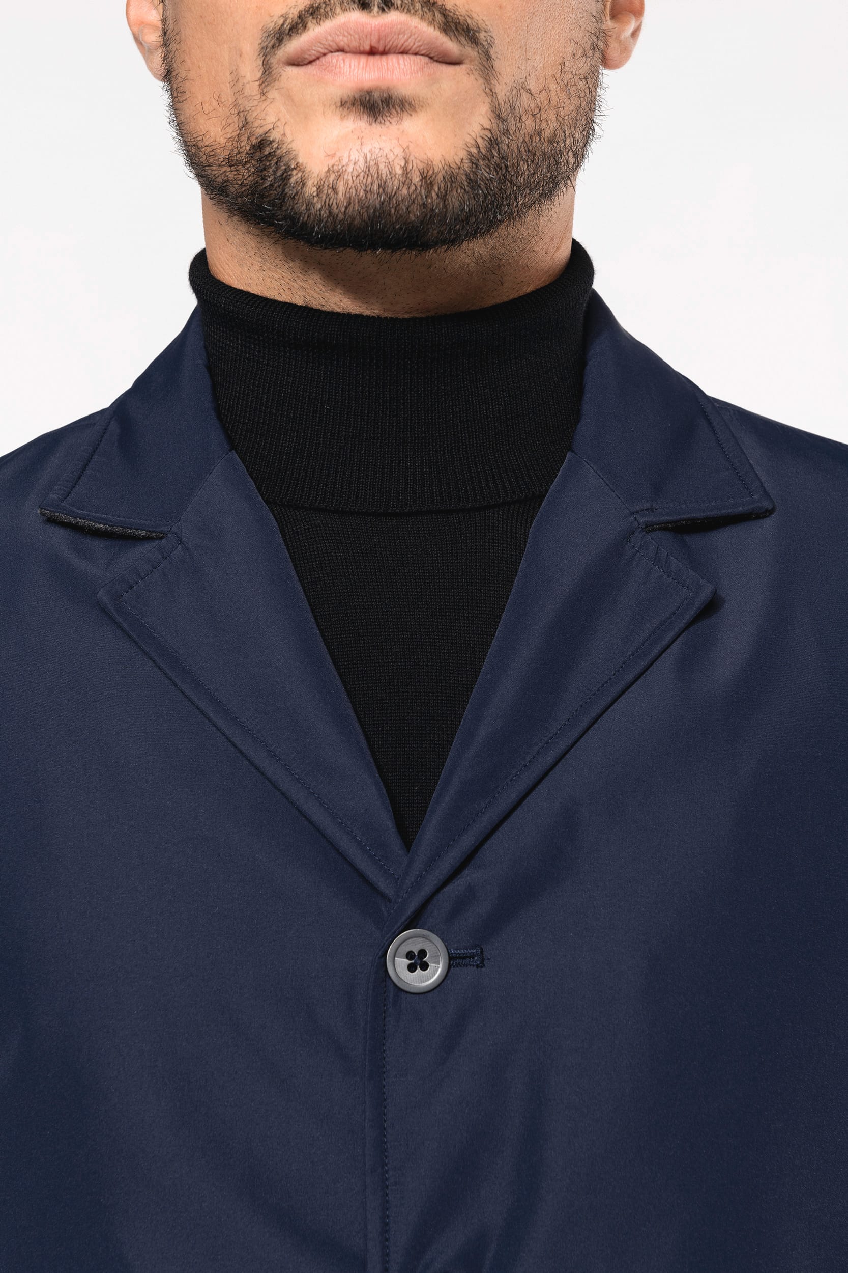 Strukturierter Herren-Trenchcoat