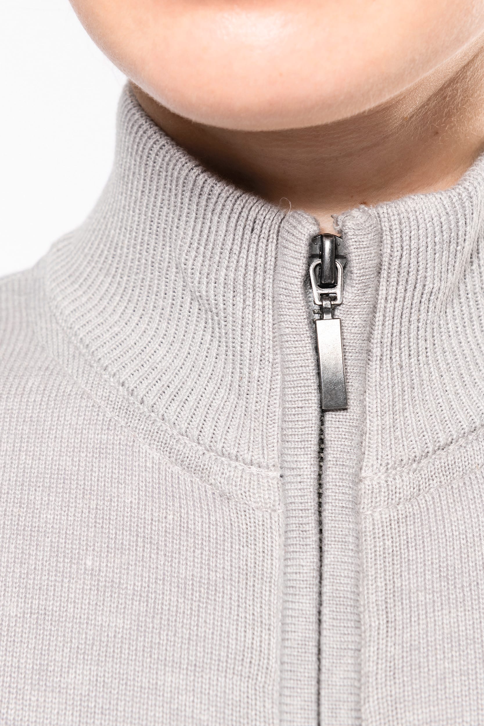 Damen Cardigan mit Reißverschluss