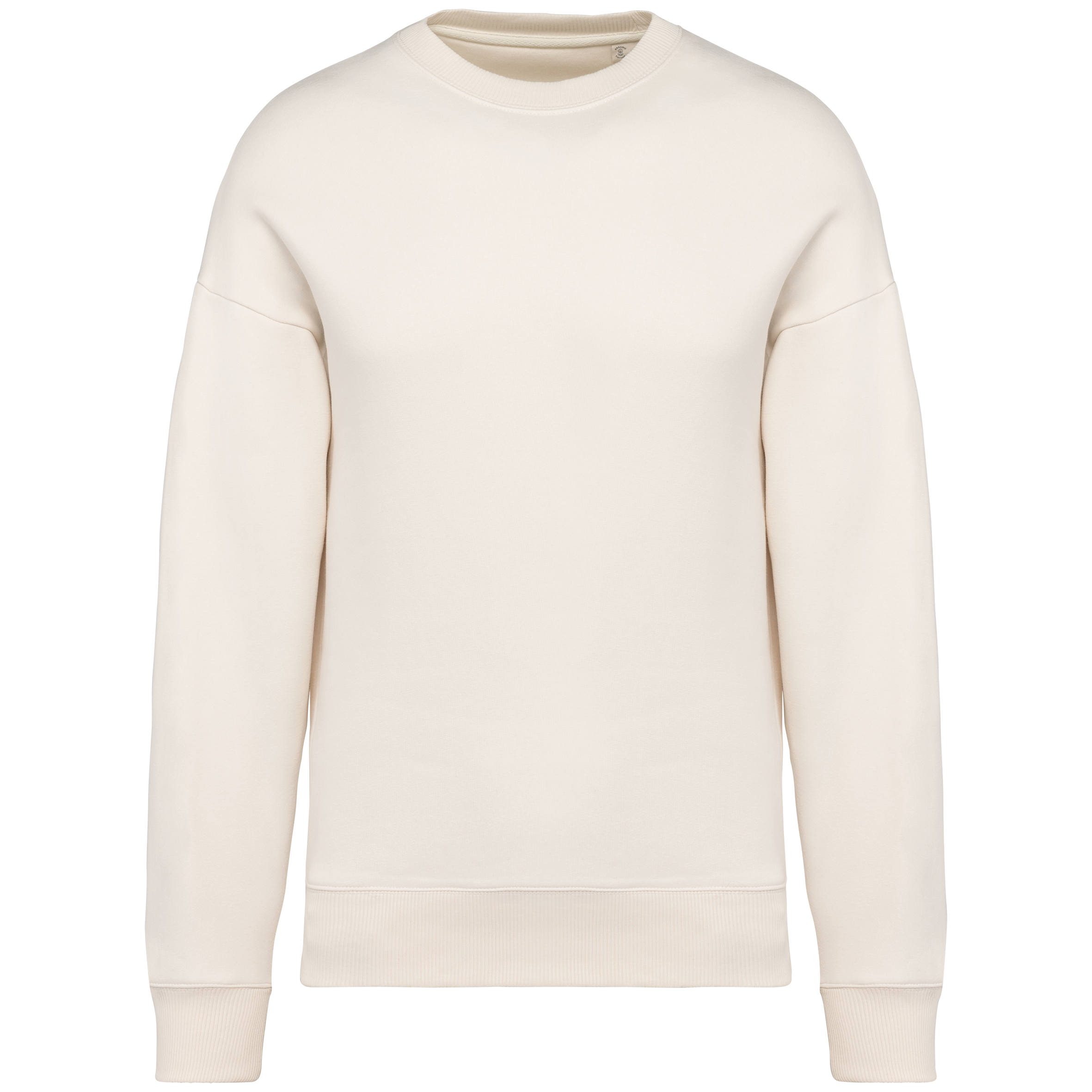 Umweltfreundliches Oversize Unisex-Sweatshirt mit Rundhalsausschnitt