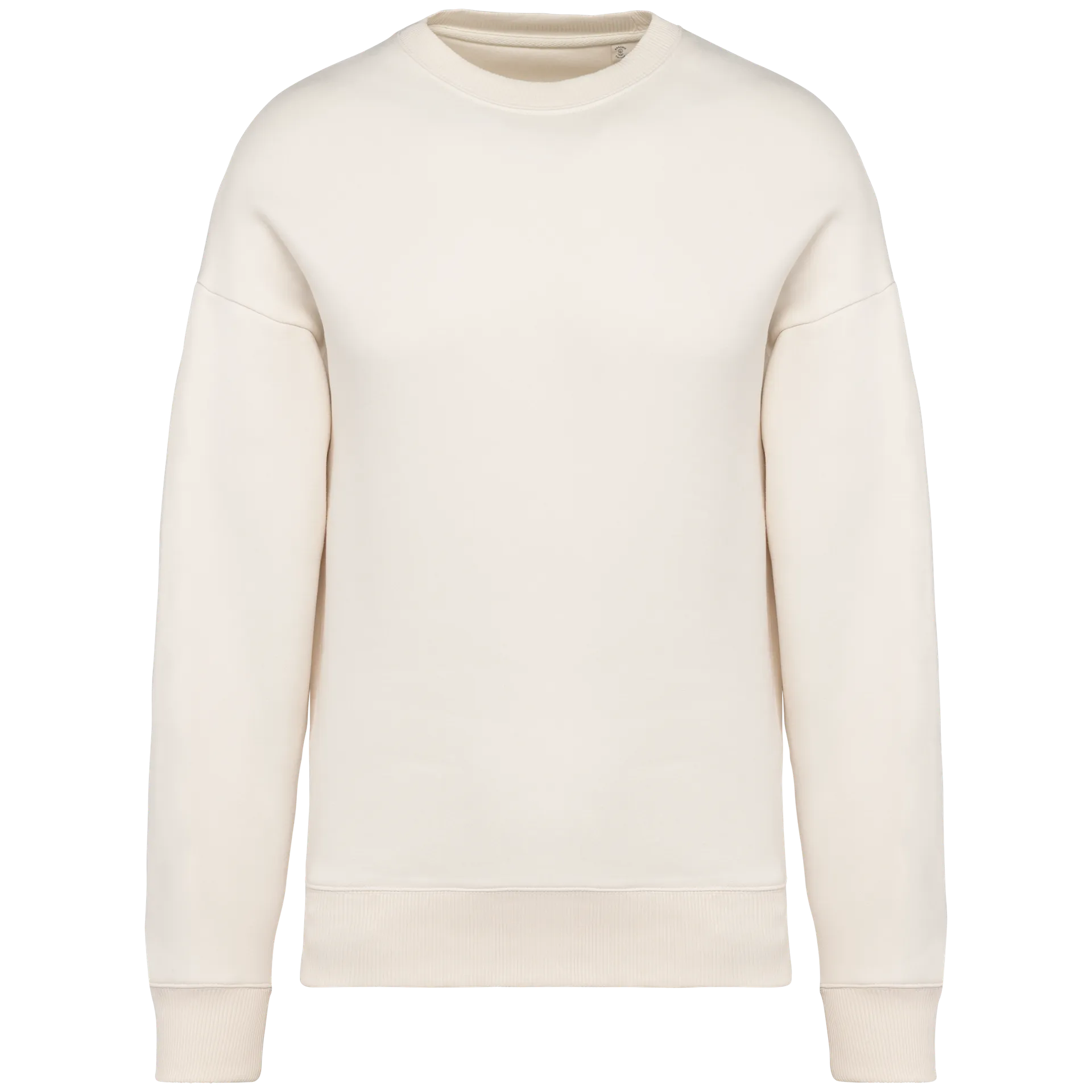 Umweltfreundliches Oversize Unisex-Sweatshirt mit Rundhalsausschnitt