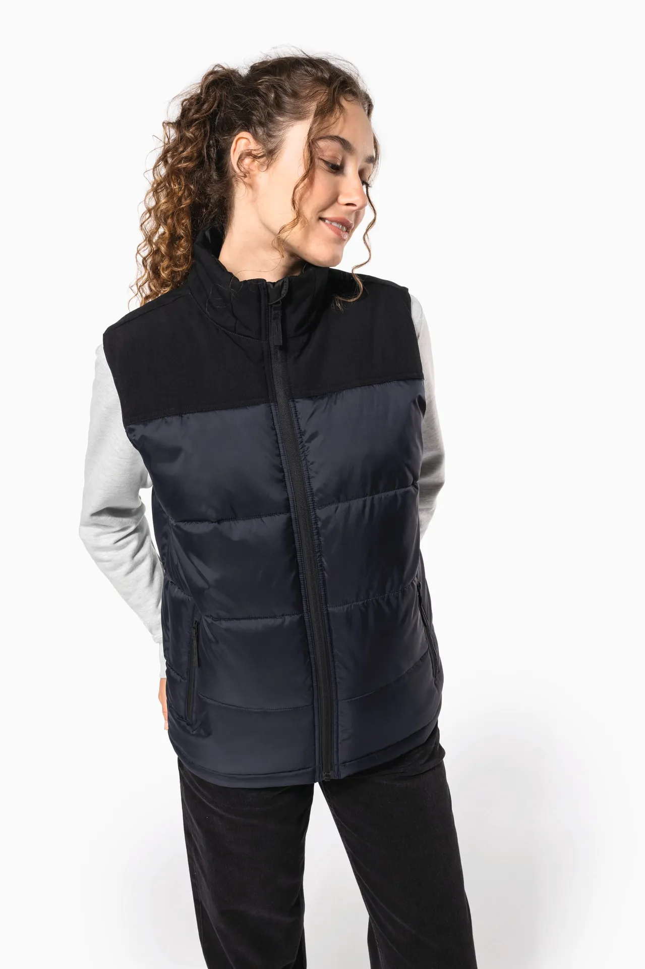 Gesteppter Unisex-Bodywarmer in zwei Farbtönen