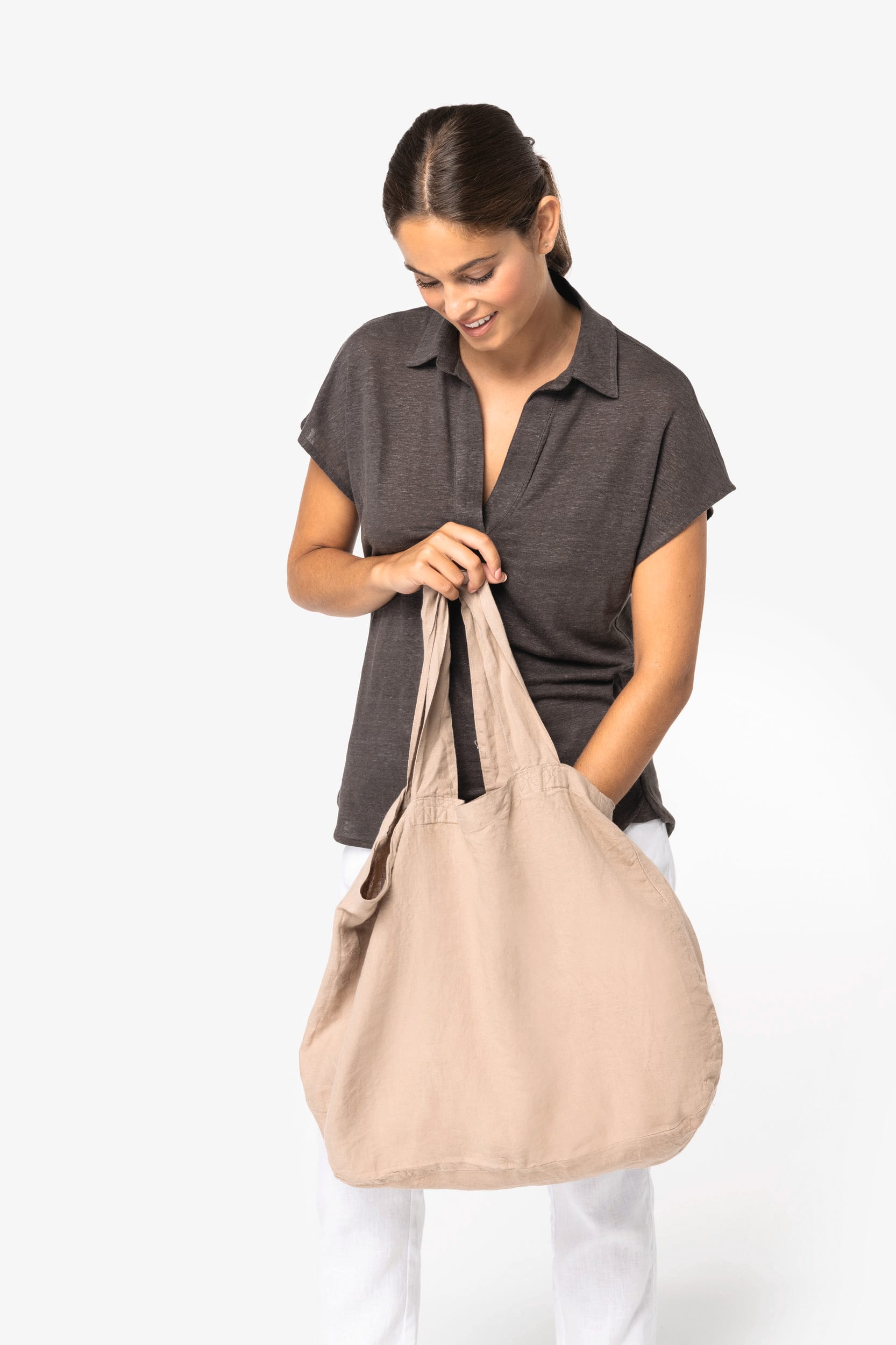 Shoppingtasche aus Leinen