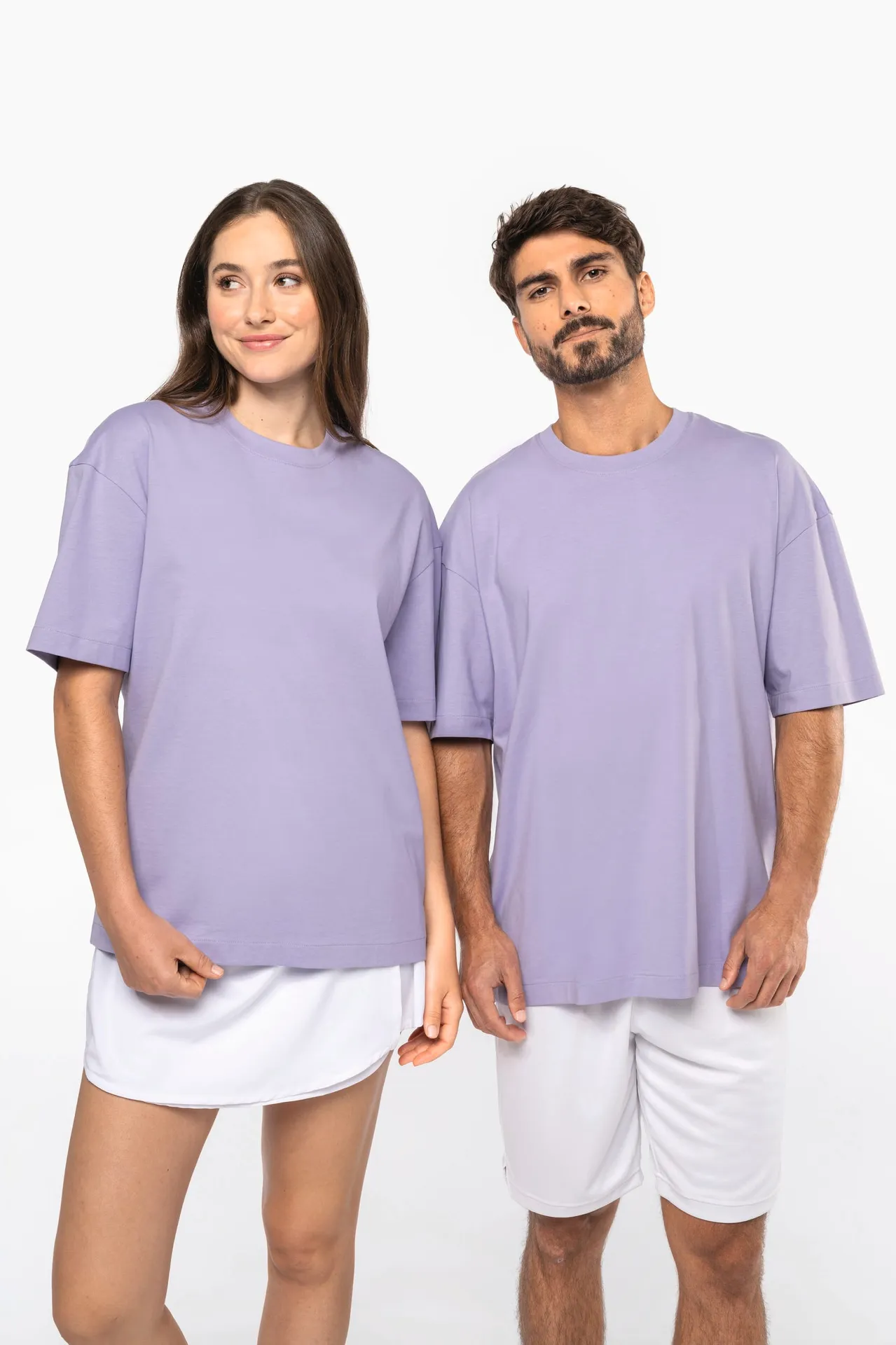 T-Shirt mit kurzen Ärmeln, Unisex, Oversize