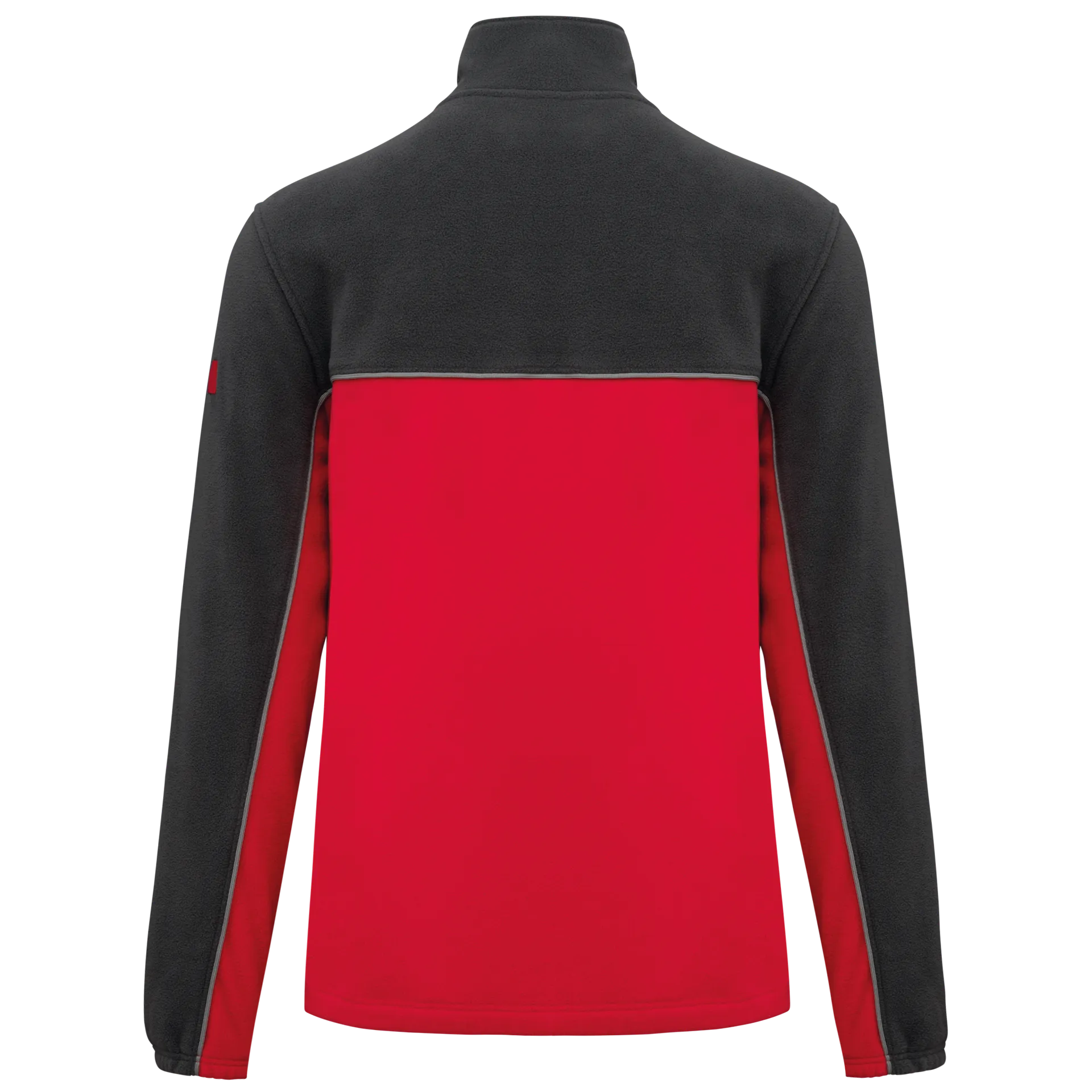 Zweifarbige, umweltfreundliche Unisex-Fleecejacke