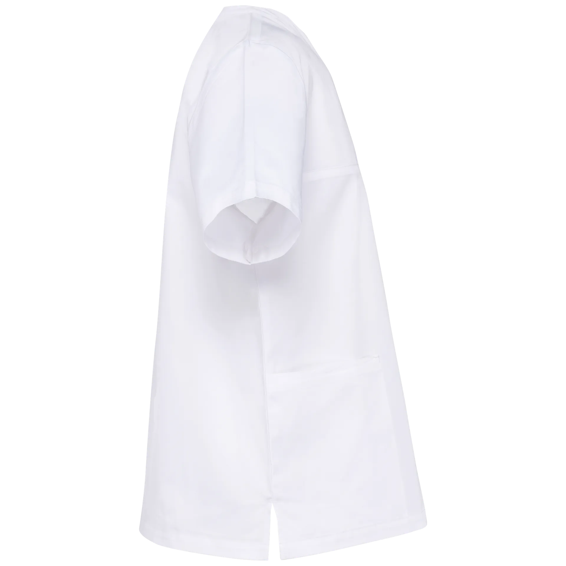 Kurzärmlige Unisex-Tunika aus Baumwolle