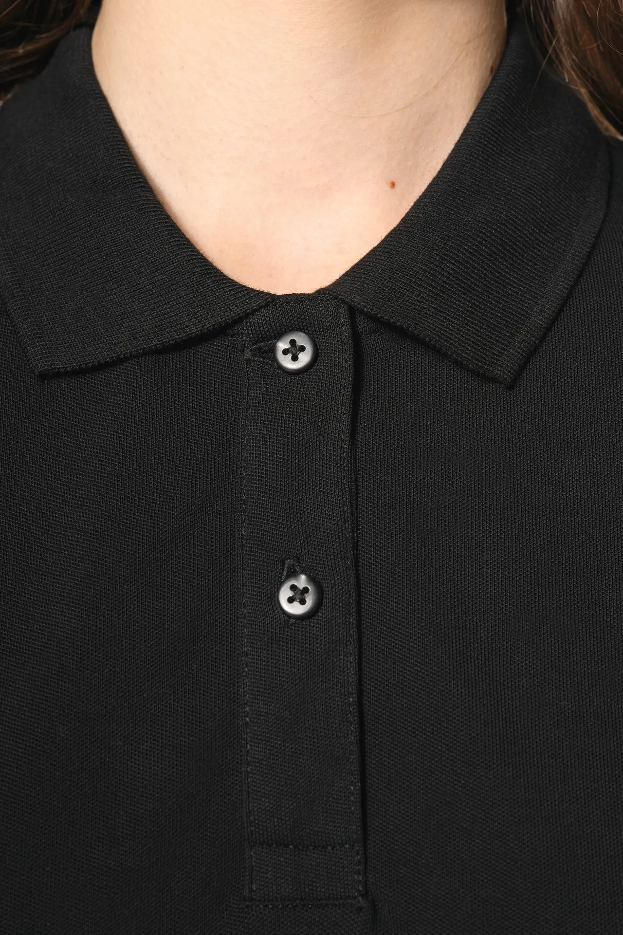 Supima® Damen-Polohemd mit kurzen Ärmeln