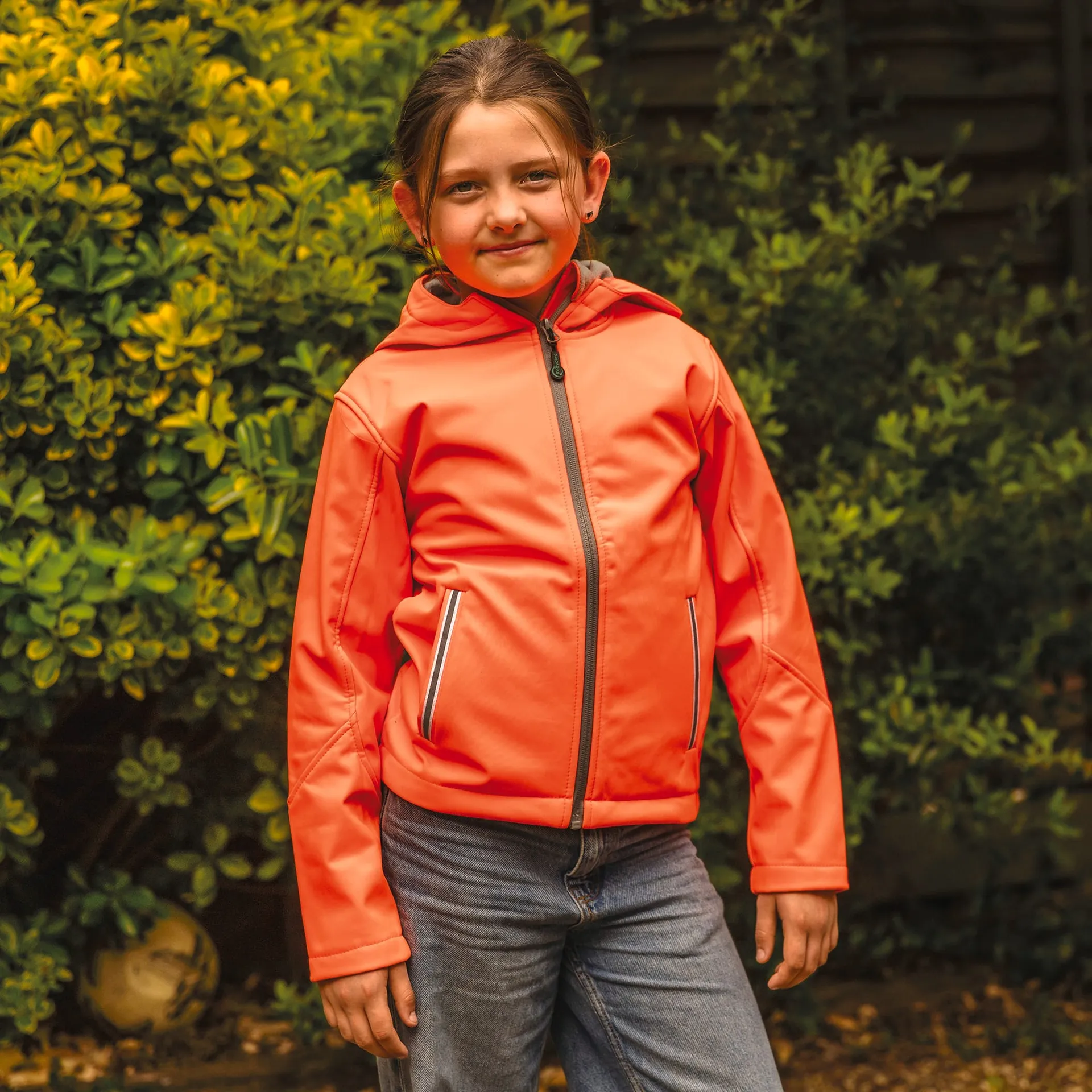 Kids Tx Performance Hooded Softshell Jacket
