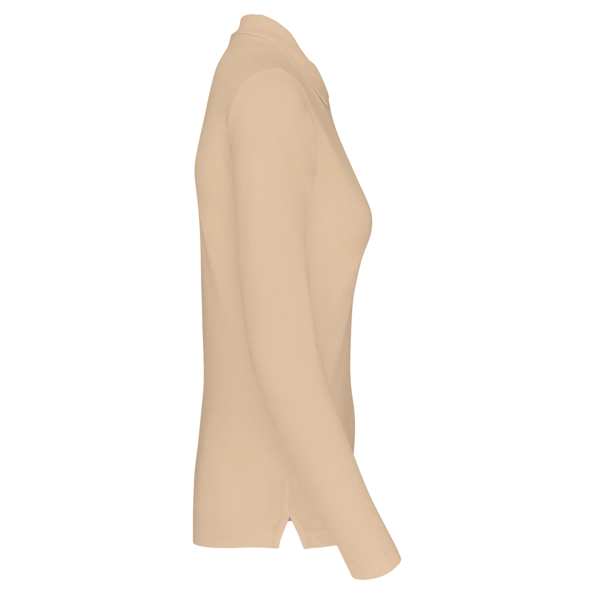 Damen Piqué Poloshirt Langarm