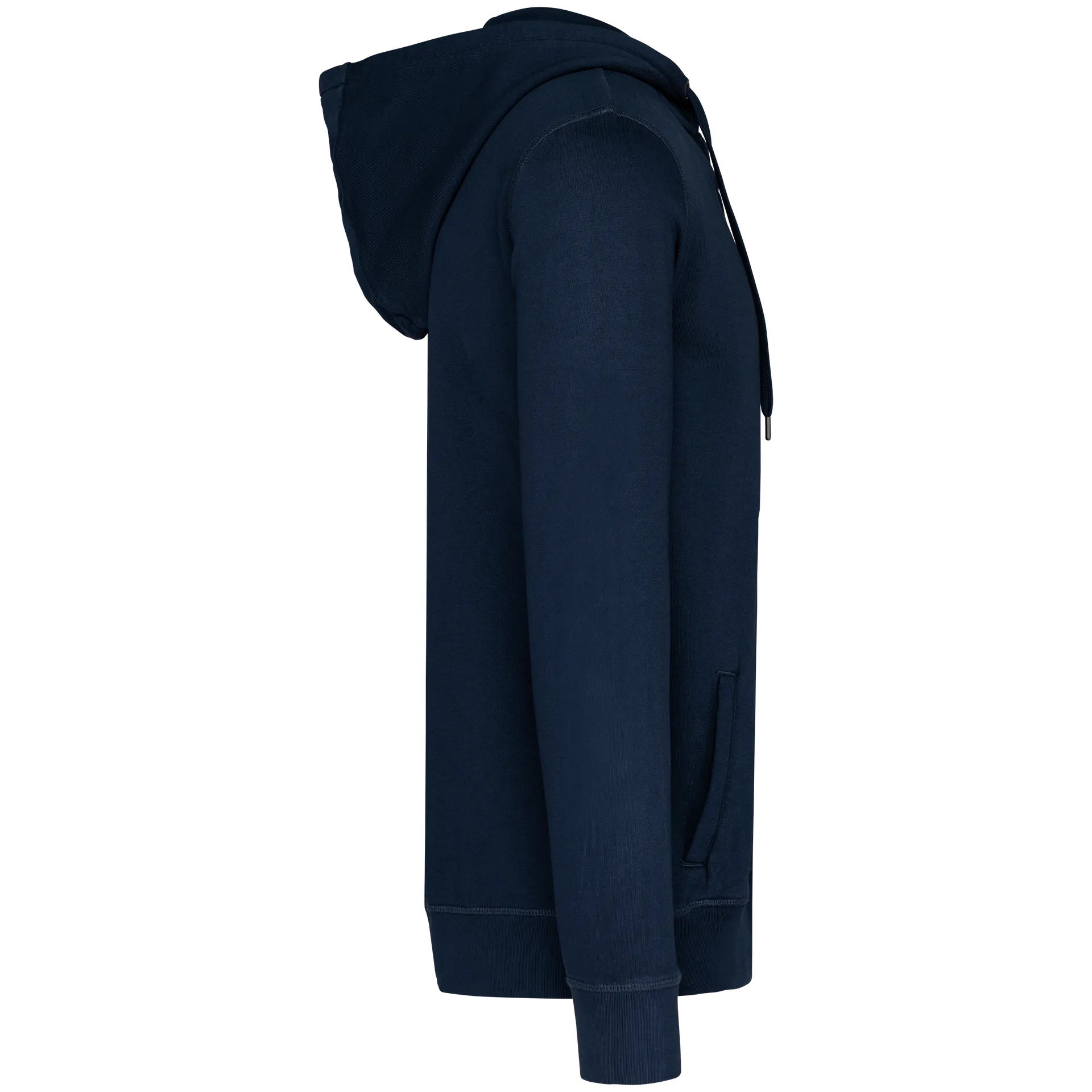 Umweltfreundliches Unisex-Kapuzensweatshirt aus French Terry mit Reißverschluss