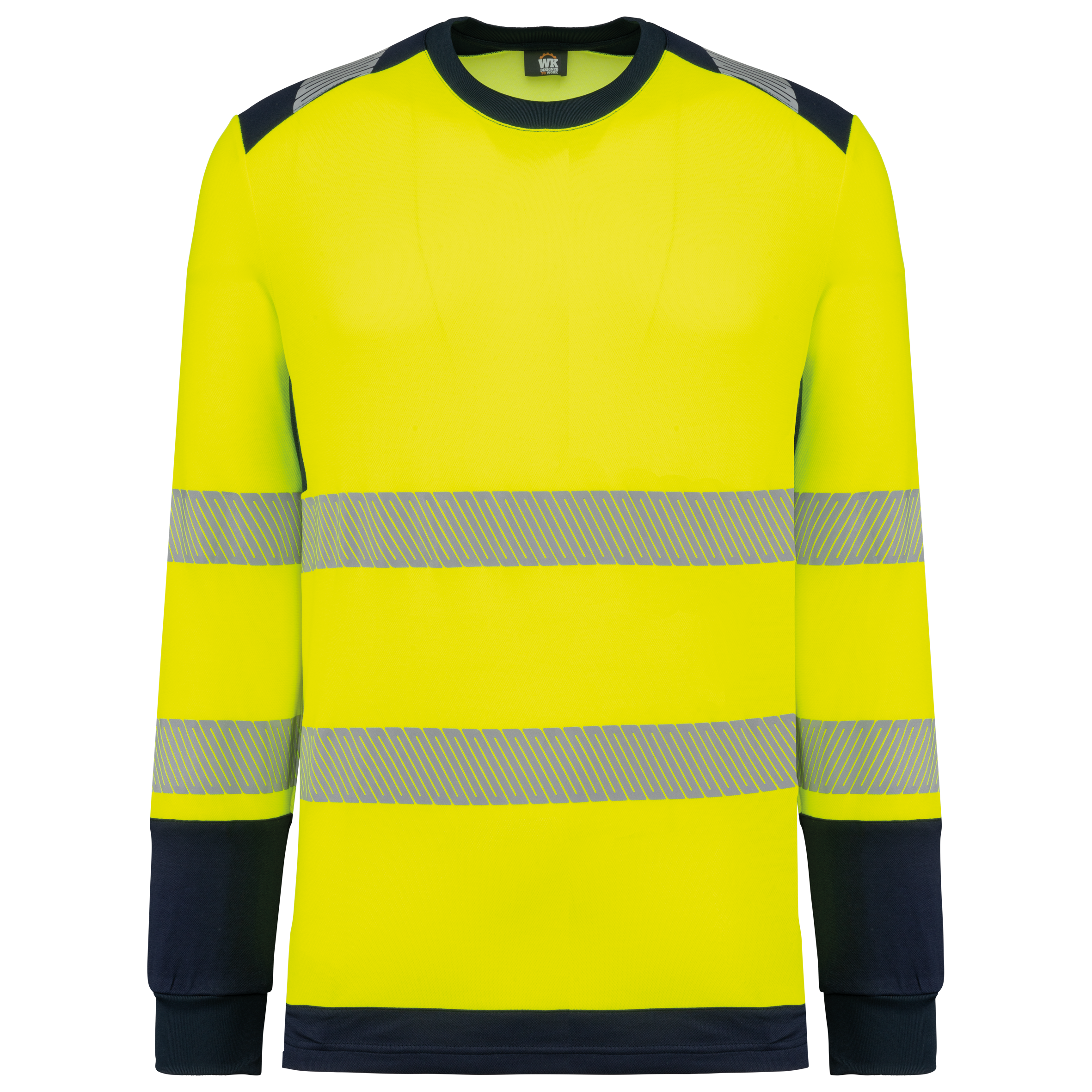 Recyceltes Sicherheits-T-Shirt mit langen Ärmeln