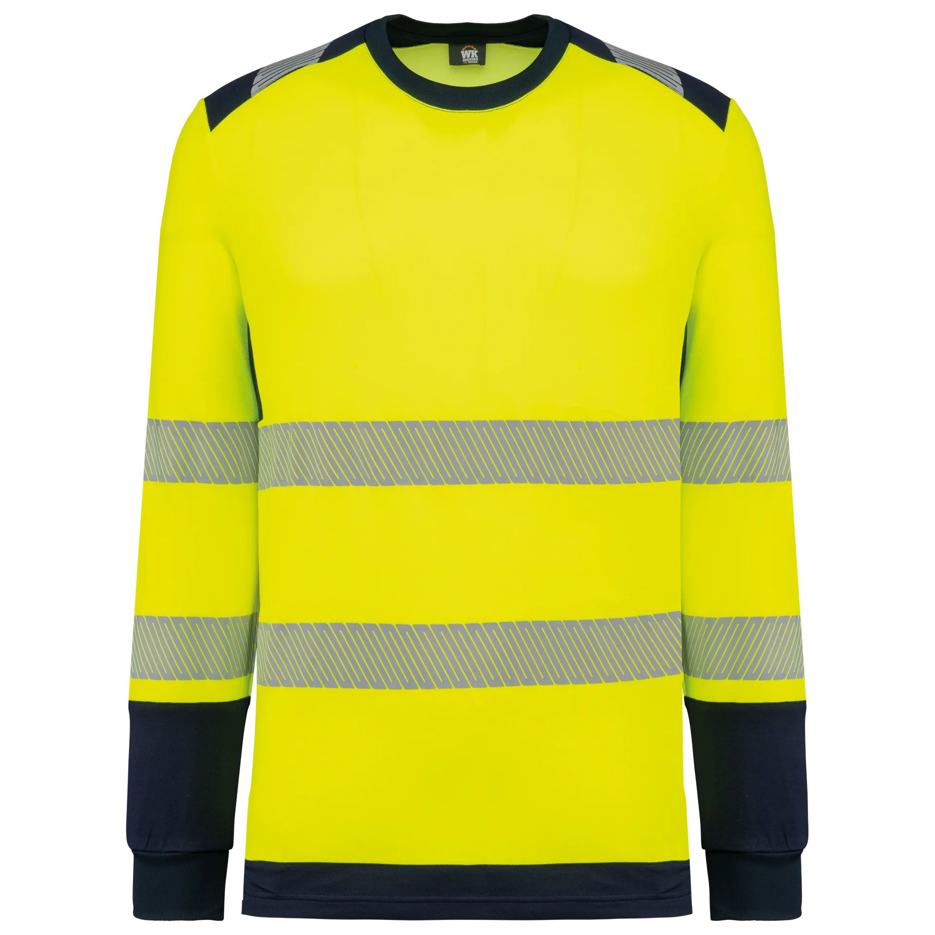 Recyceltes Sicherheits-T-Shirt mit langen Ärmeln