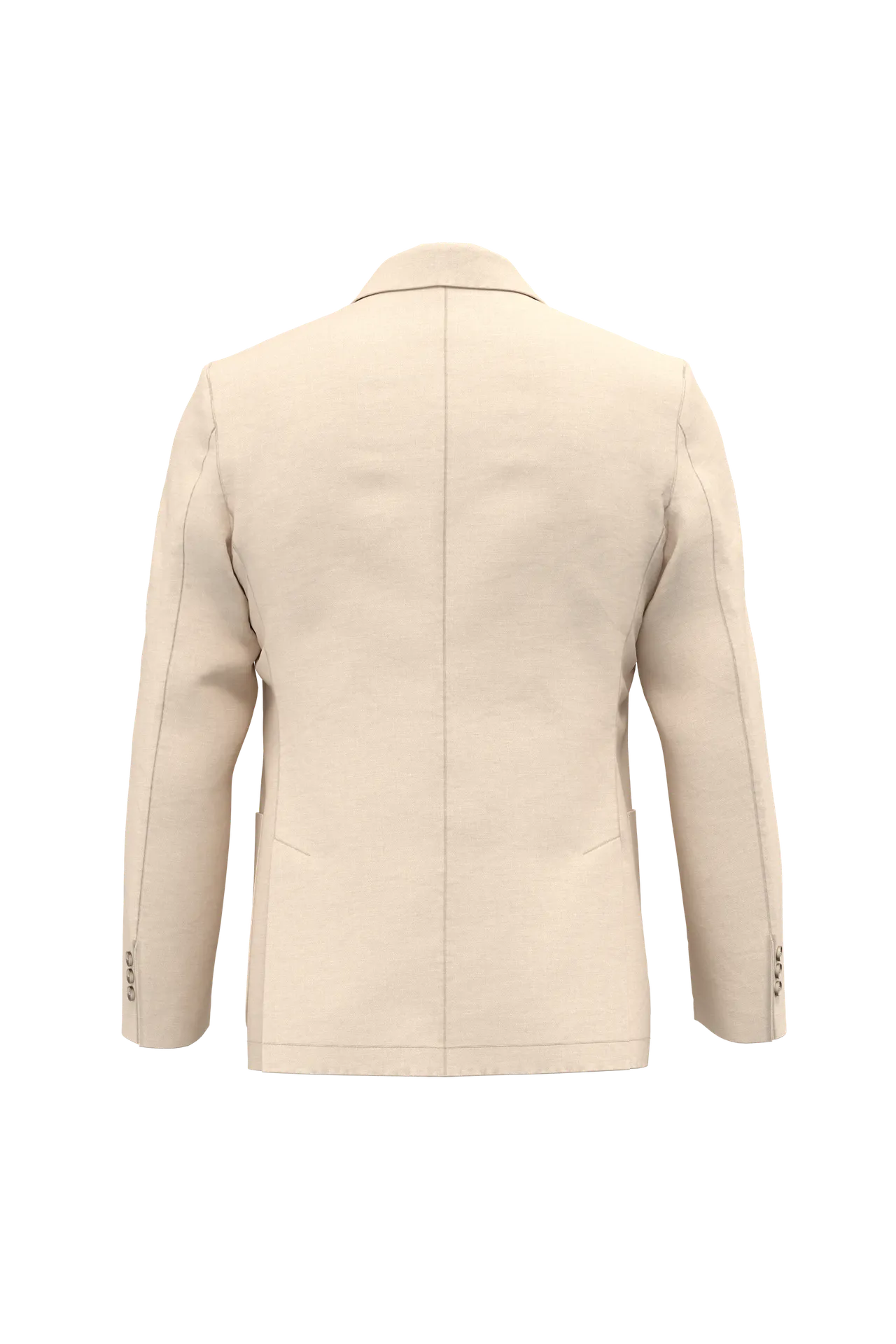 Herren-Blazer aus verwaschenem Leinen