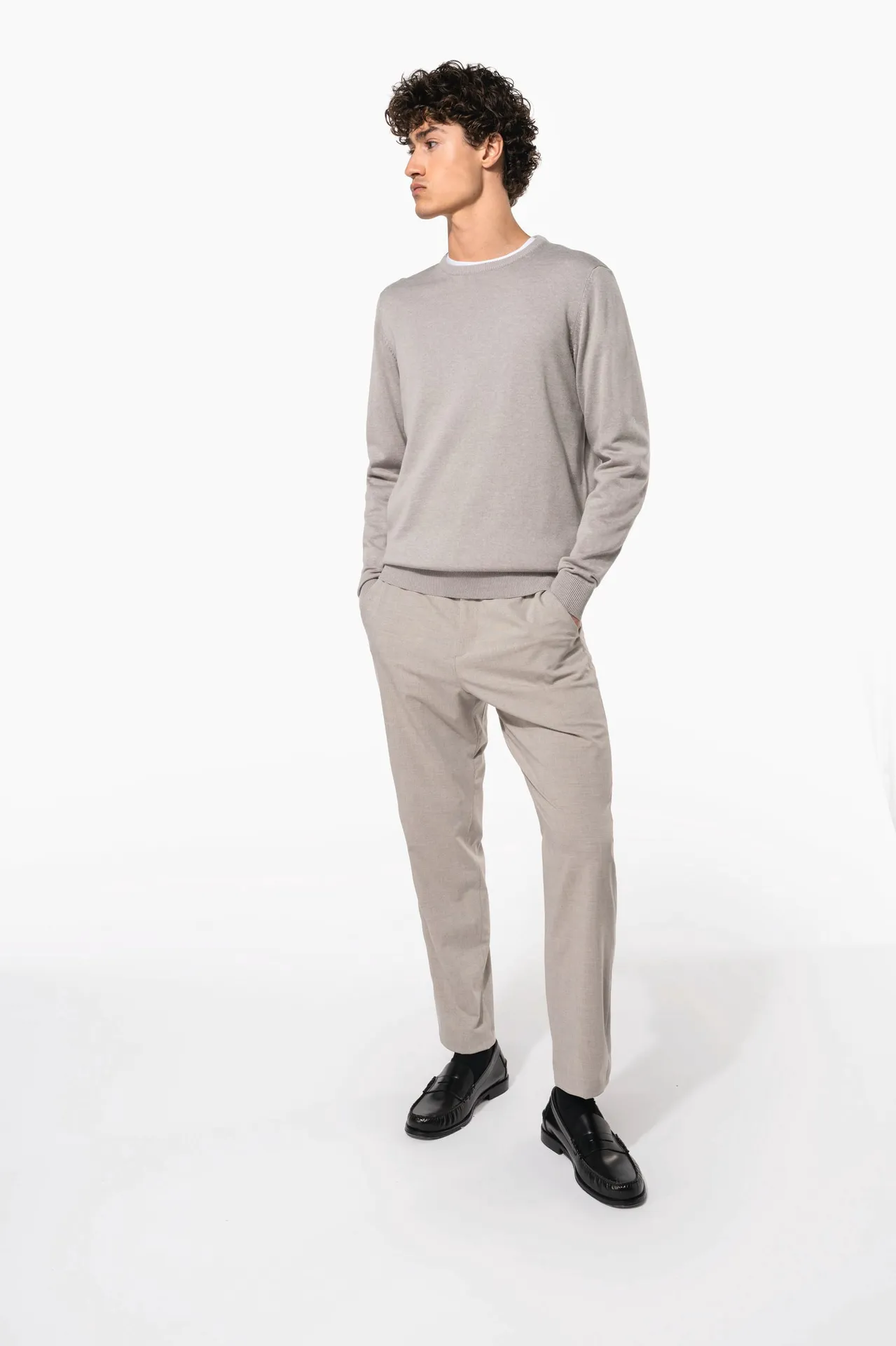 Herren Pullover Rundhals