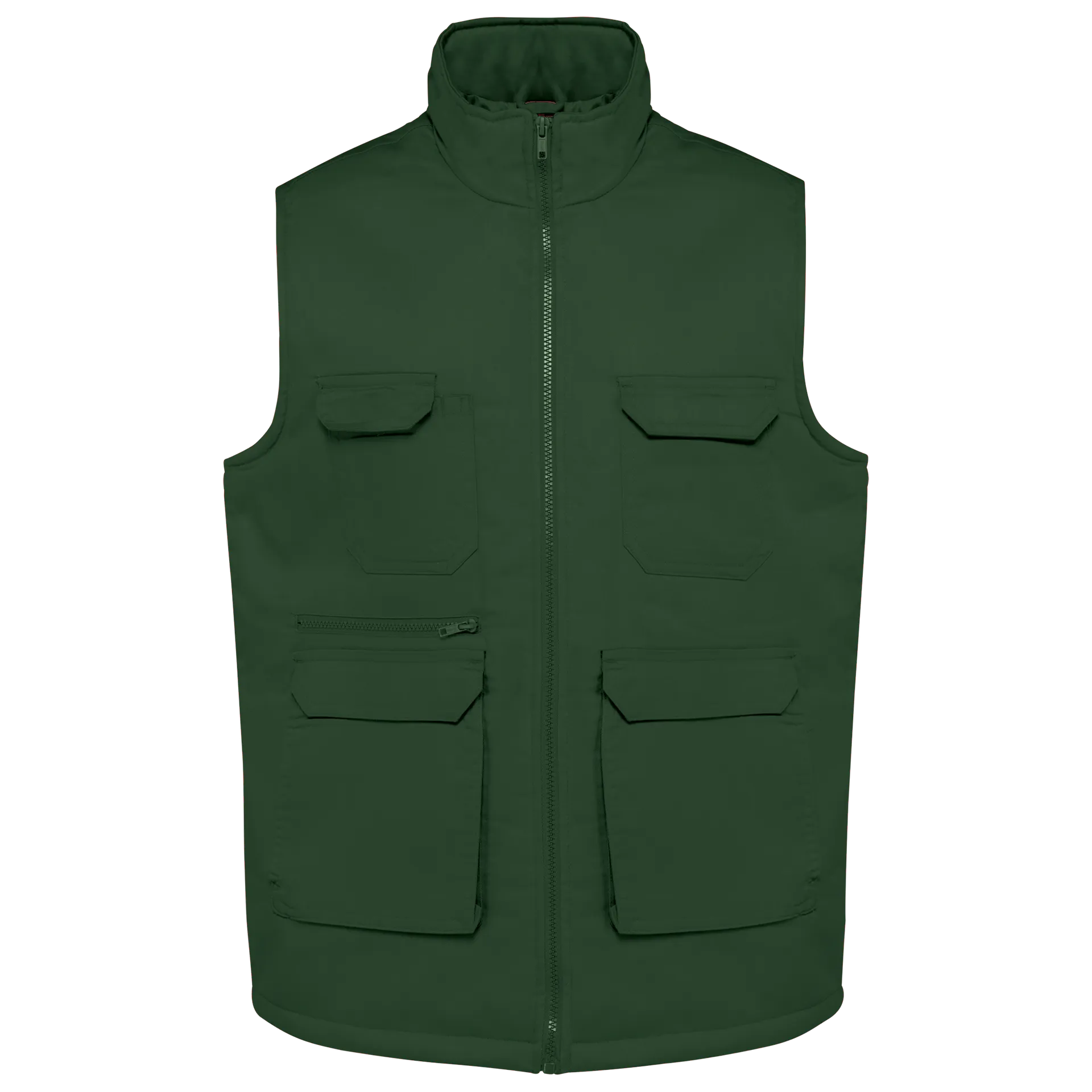 Gefütterte Unisex-Weste aus  Baumwollpolyester