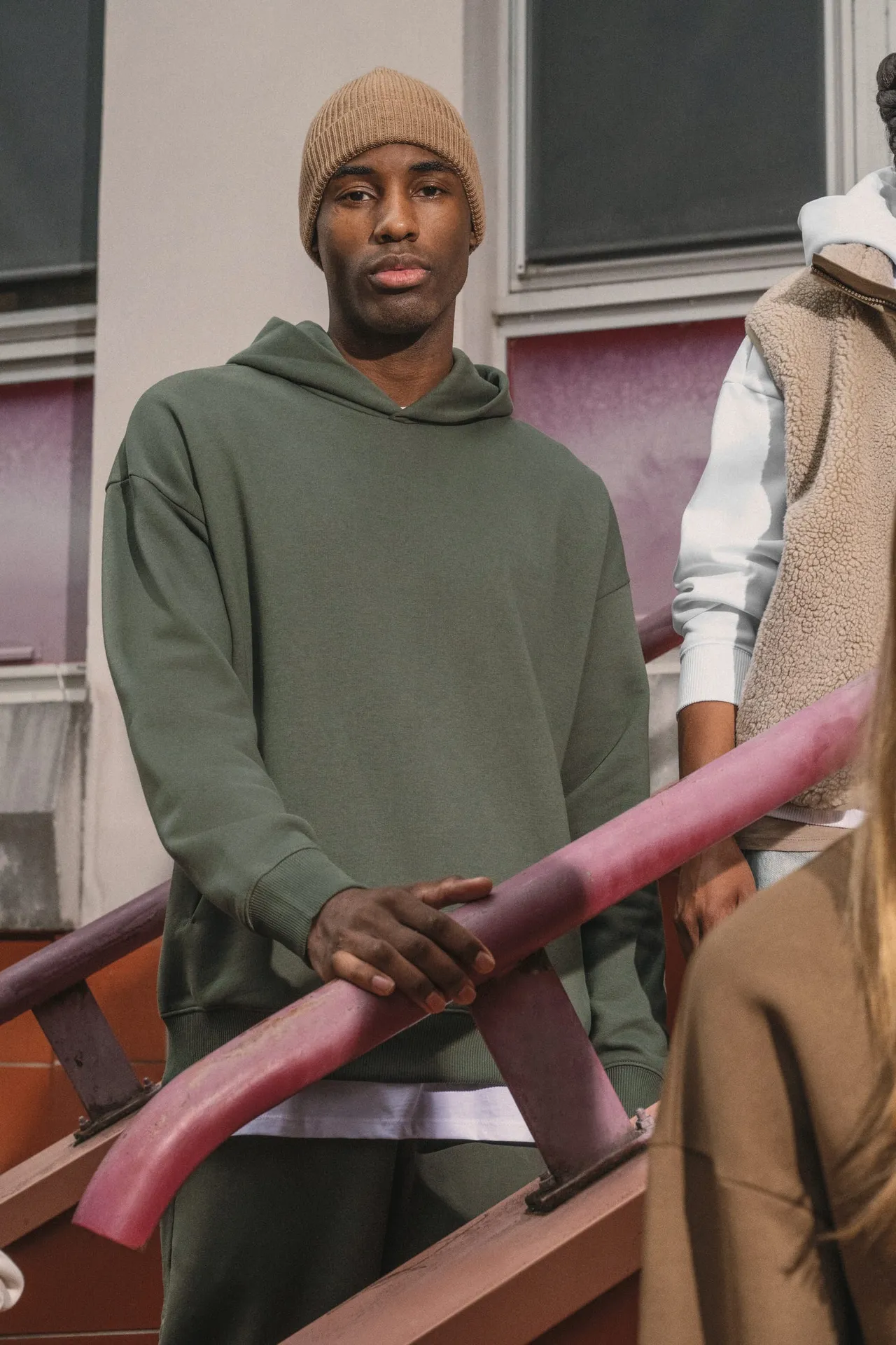 Umweltfreundliches Oversize Unisex-Kapuzensweatshirt