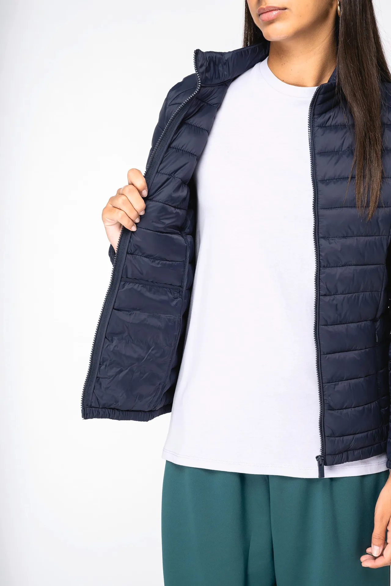 Leichte umweltfreundliche Damen Steppjacke