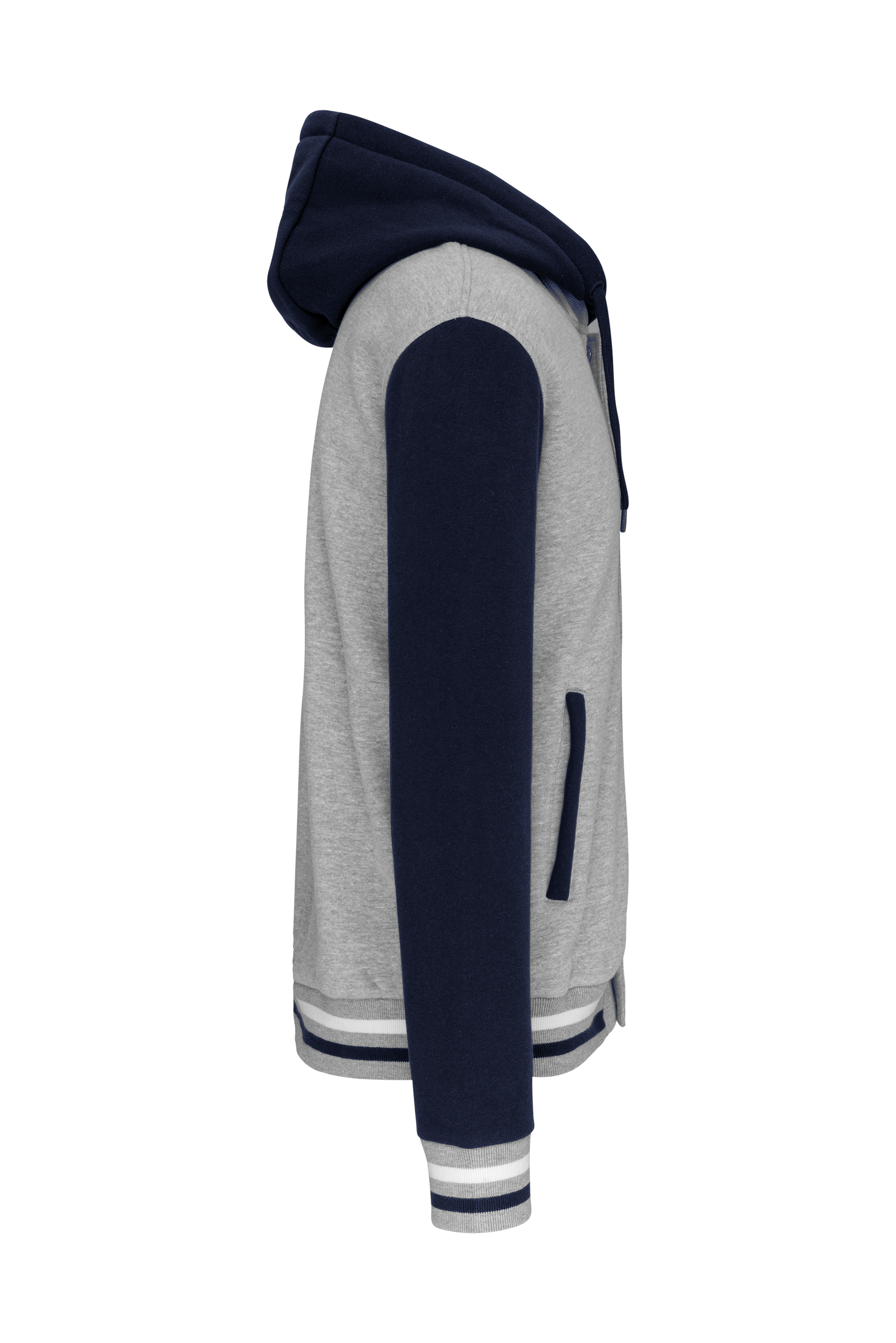 Unisex College Jacke mit Kapuze