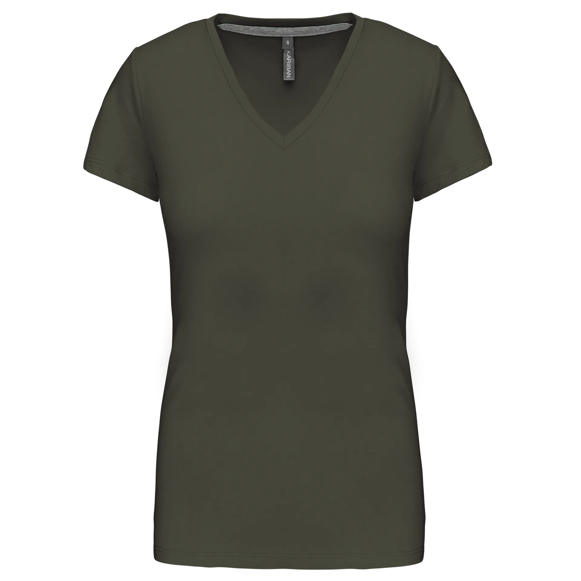 Damen-T-Shirt mit kurzen Ärmeln und V-Ausschnitt