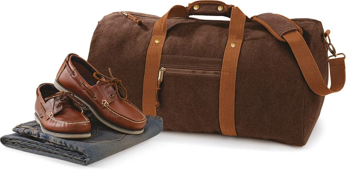 Vintage Canvas Holdall