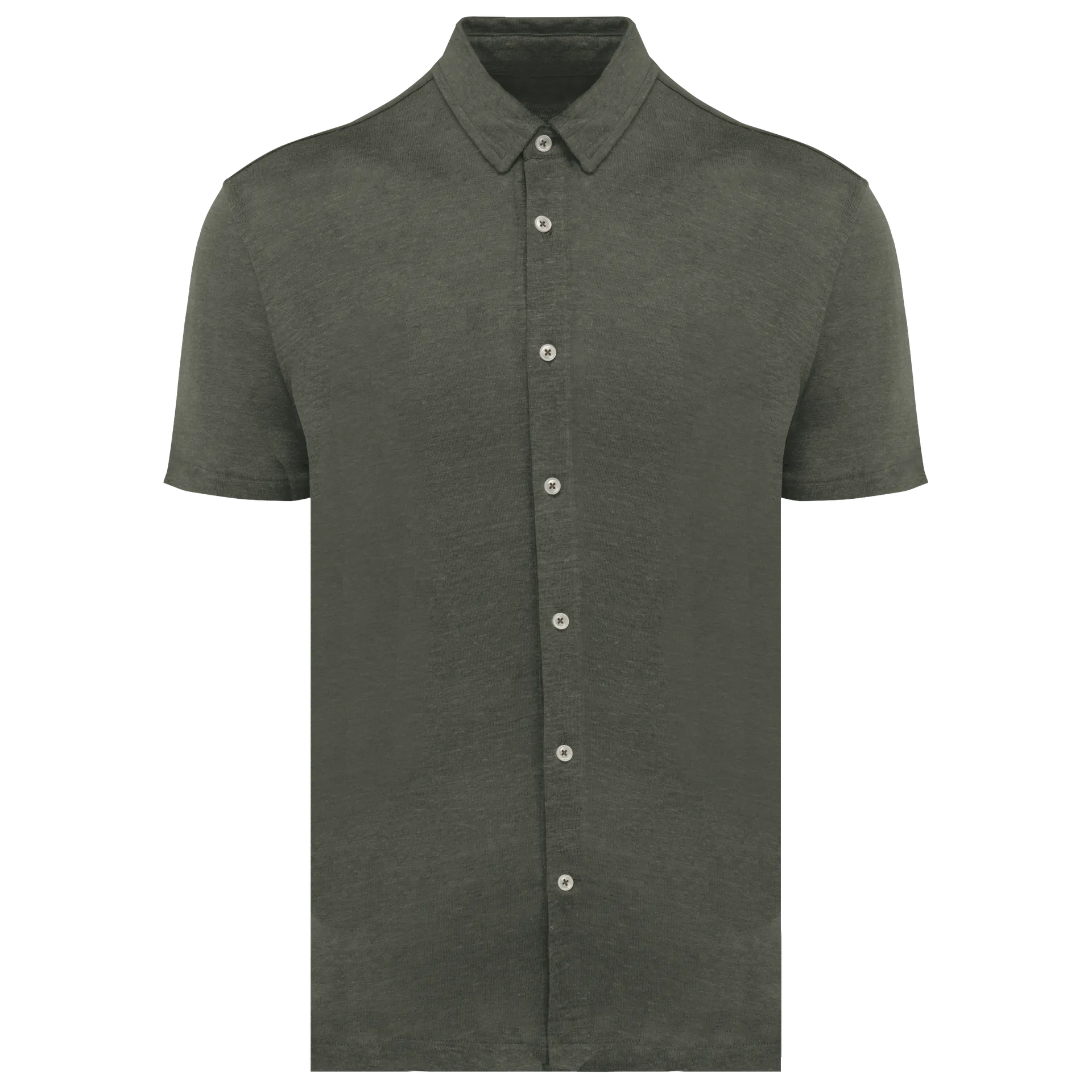 Leinenhemd mit kurzen Ärmeln für Herren