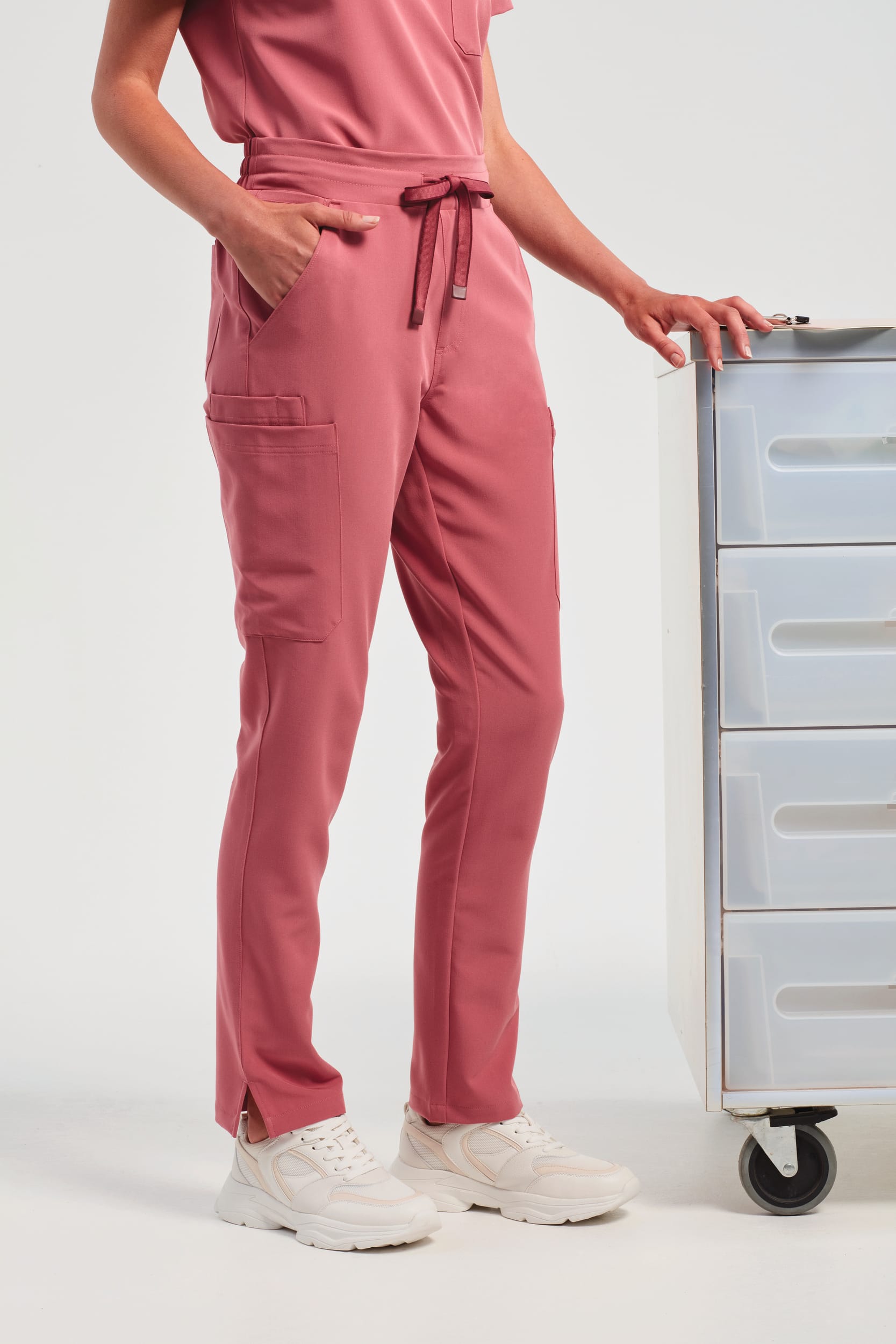Cargo-Damenhose aus Stretch