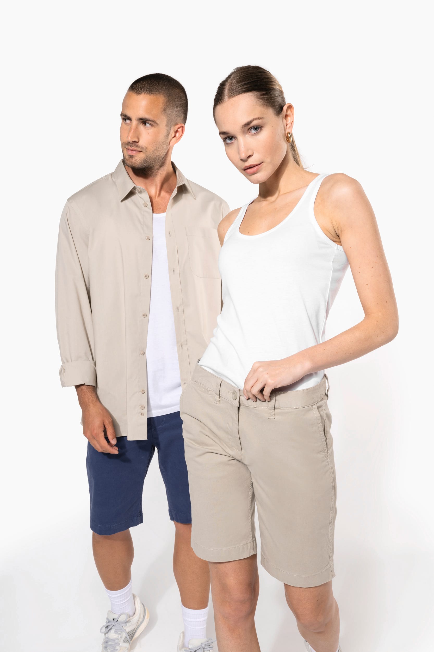 Chino-Bermuda-Shorts für Herren