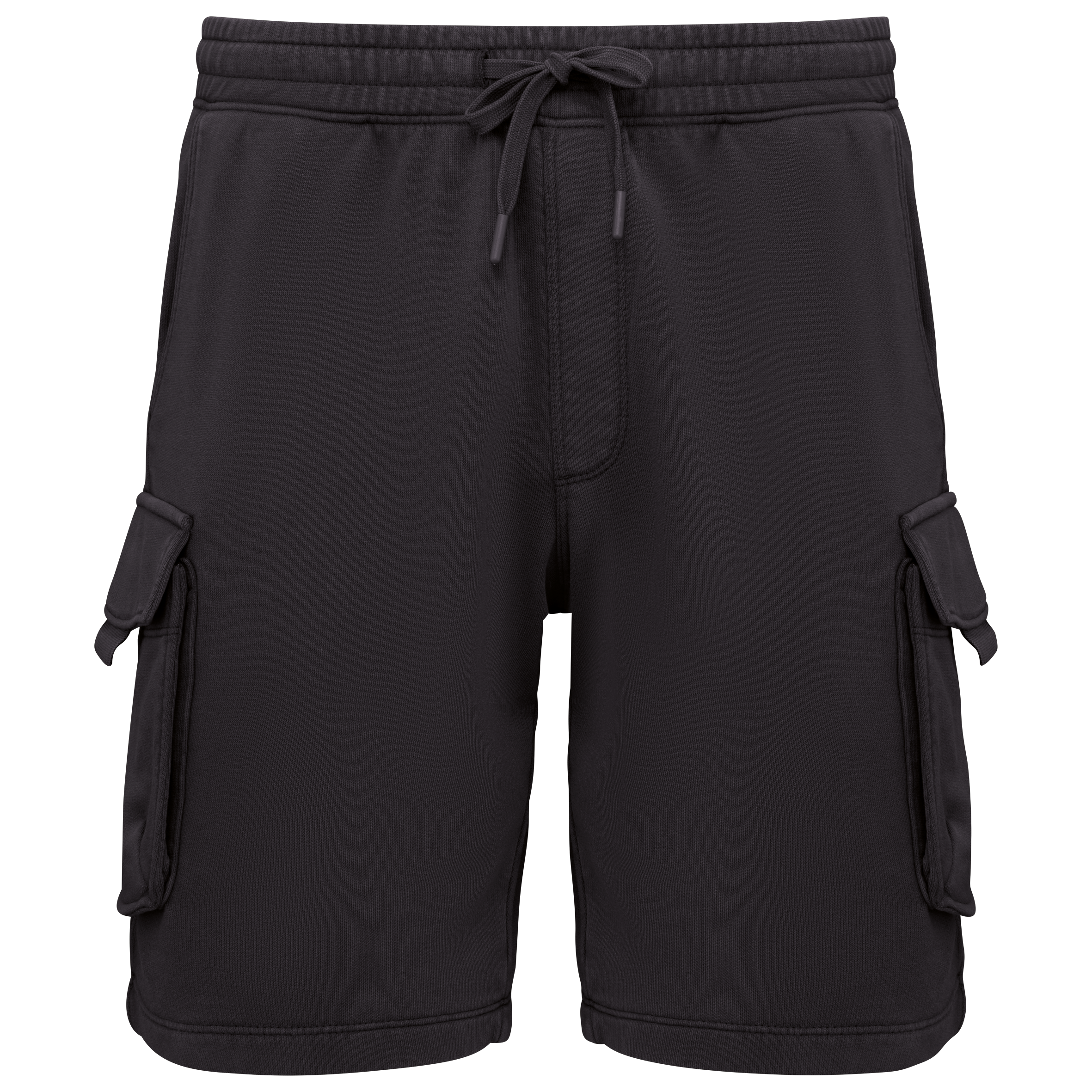 Umweltfreundliche ausgewaschene French Terry Cargo-Shorts für Herren