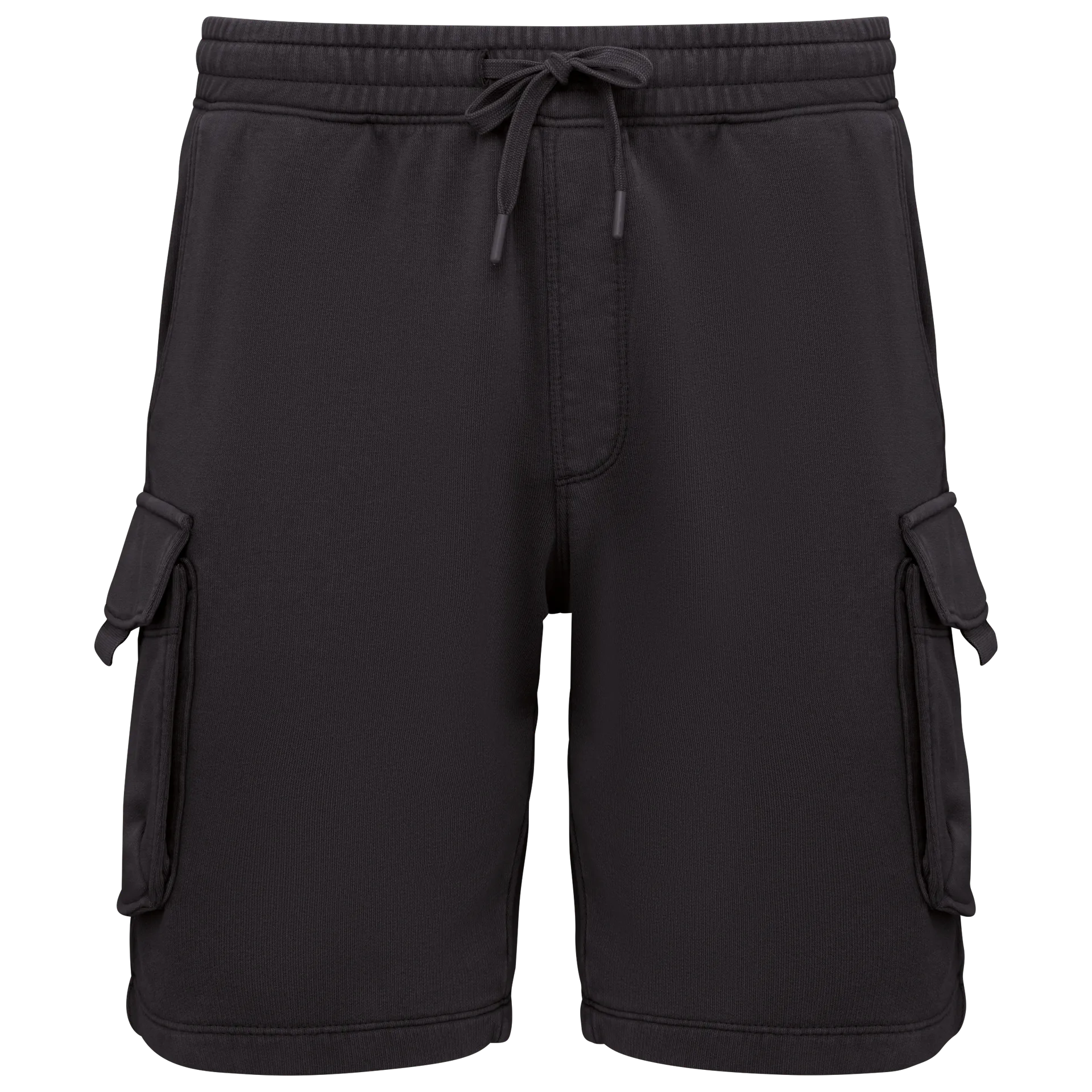 Umweltfreundliche ausgewaschene French Terry Cargo-Shorts für Herren