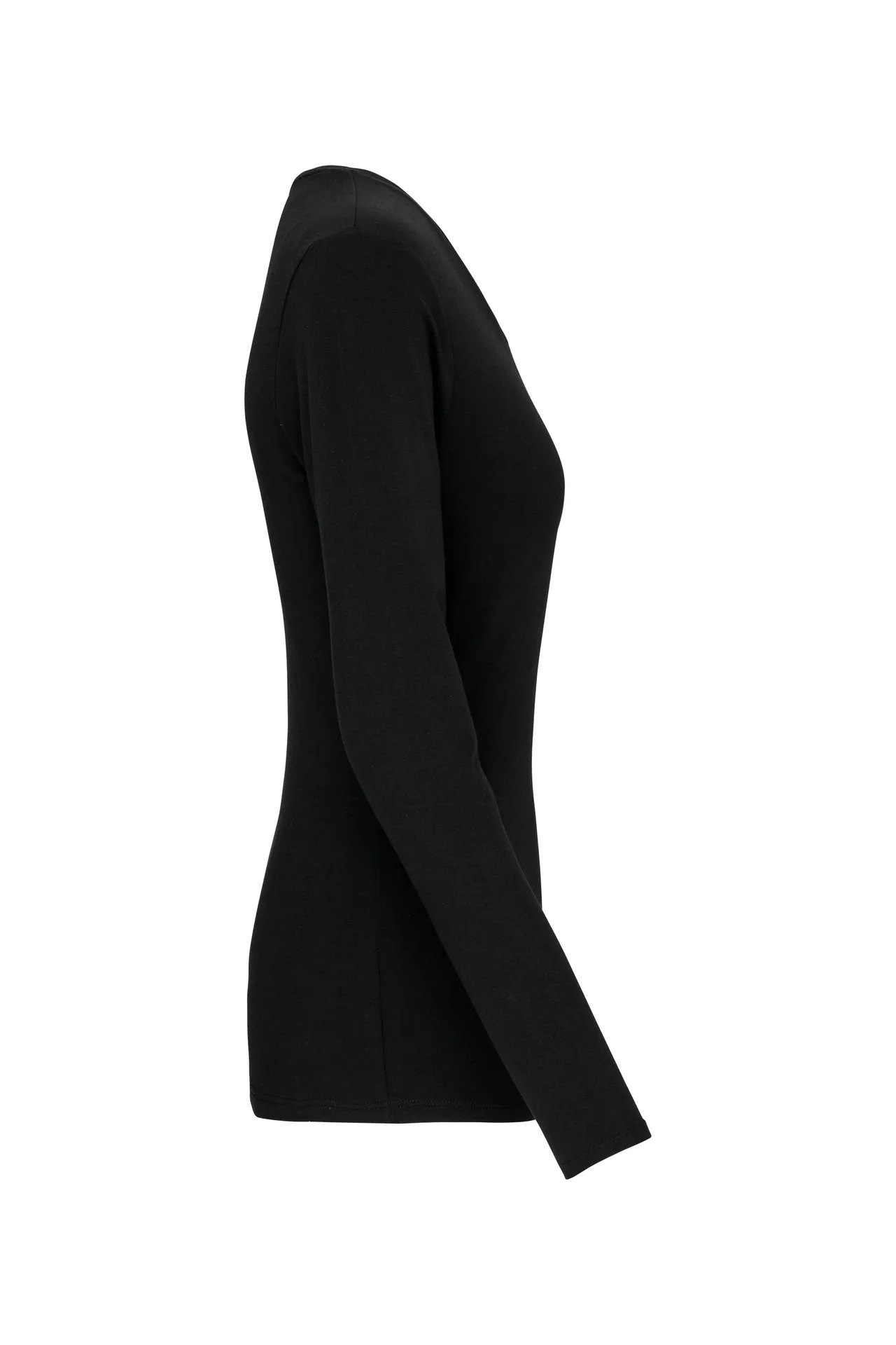 Damen Langarm-T-Shirt mit Rundhalsausschnitt