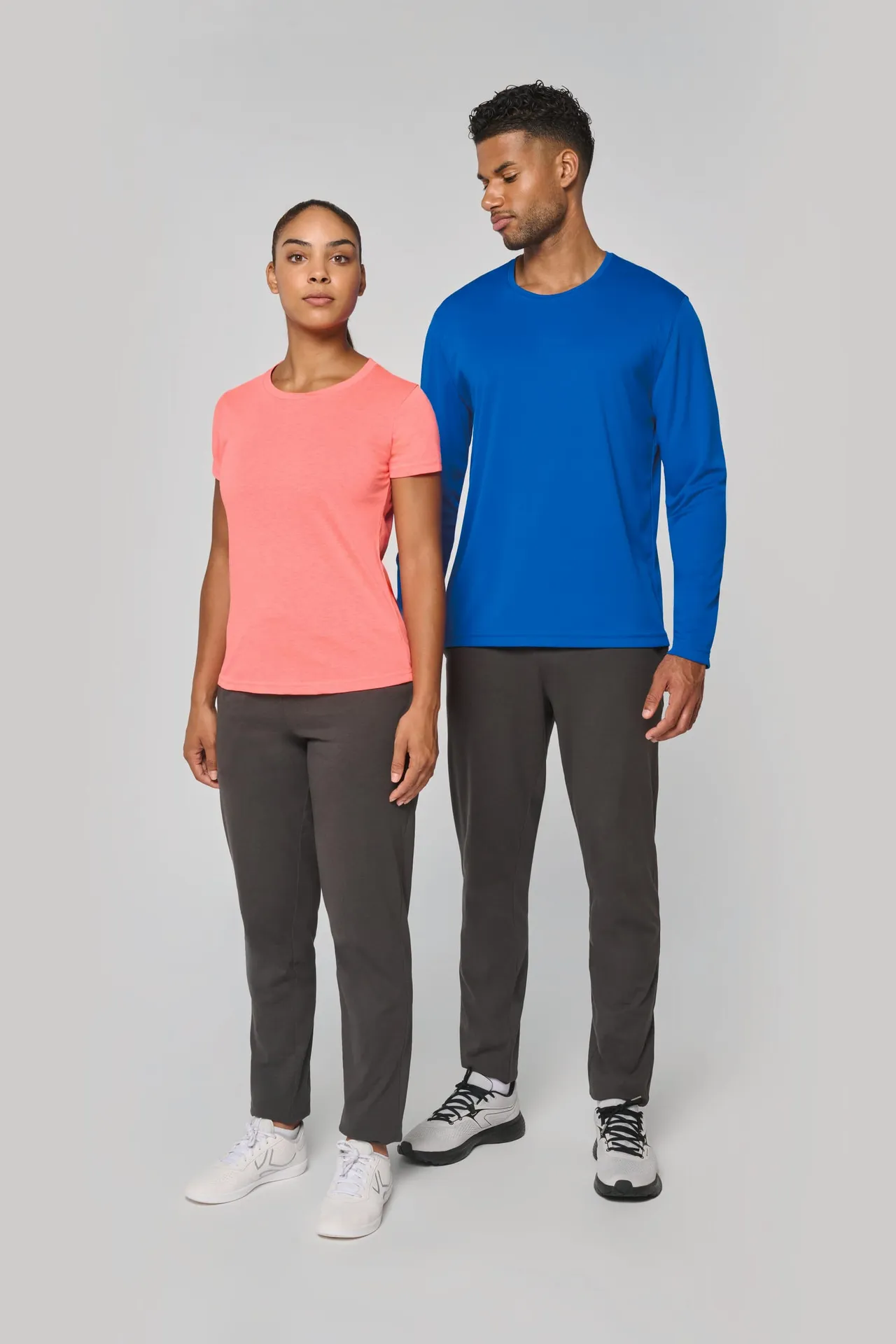 Herren Basic Sport Funktionsshirt Langarm