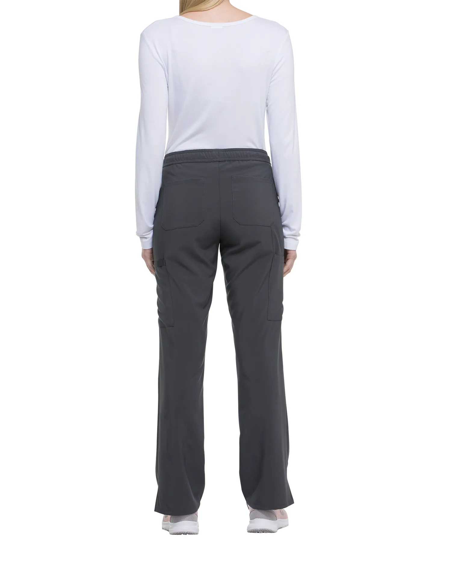 Damenhose mit mittlerem Bund und Kordelzug