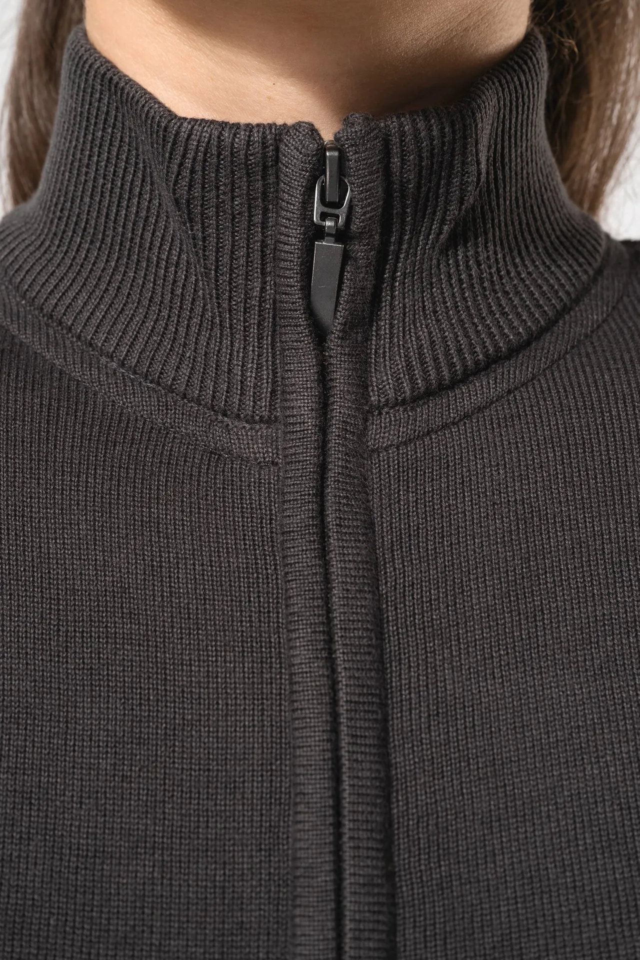 Damen Cardigan mit Reißverschluss