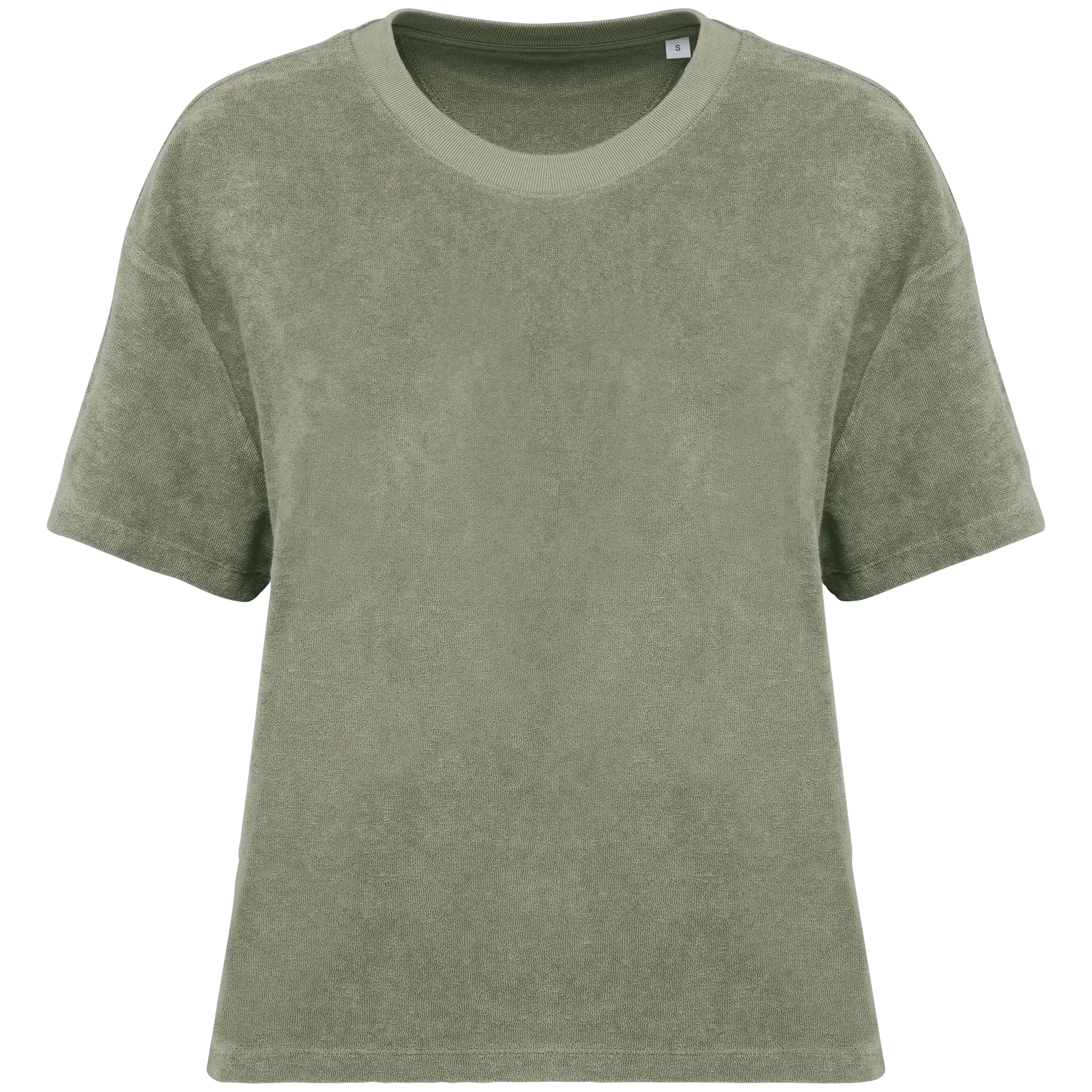 Umweltfreundliches Damen-T-Shirt aus Frottee