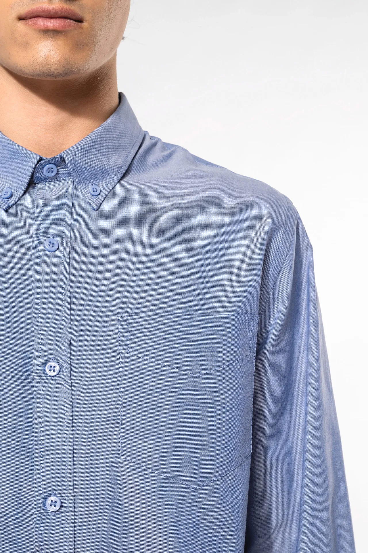 Herren Oxfordhemd Langarm