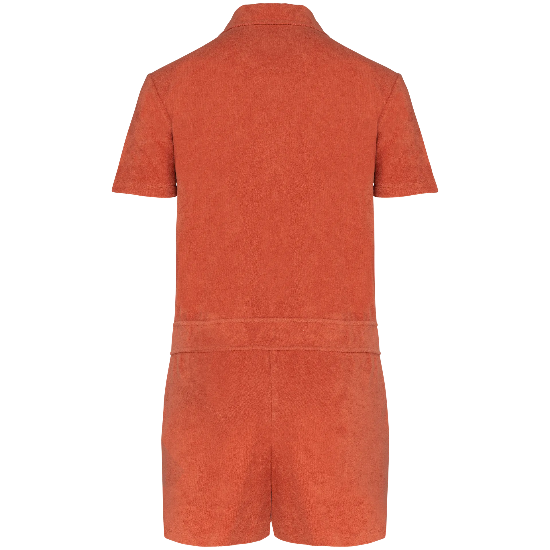 Umweltfreundliches Short-Jumpsuit aus Frottee für Damen