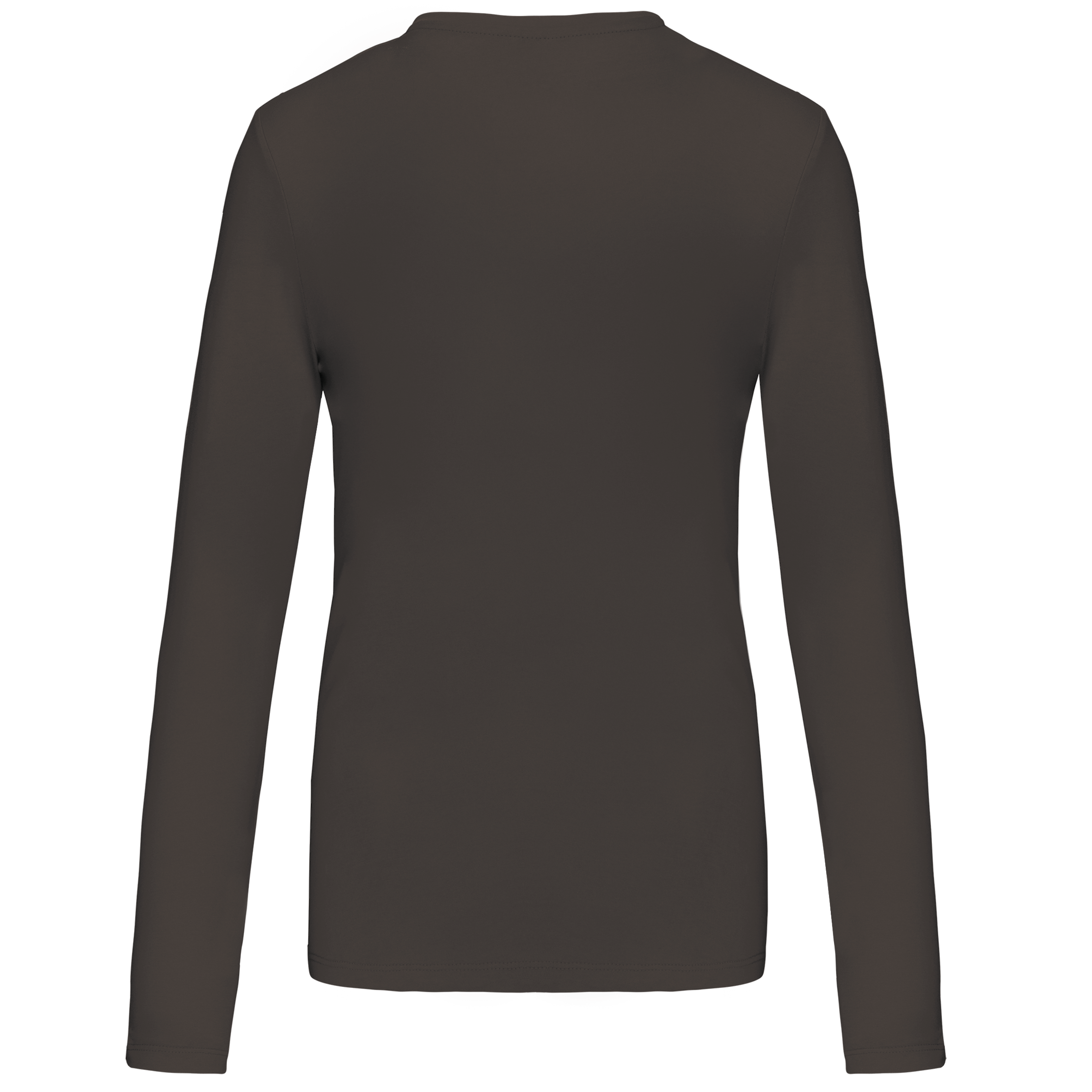Ladies' long-sleeved crew neck T-shirt